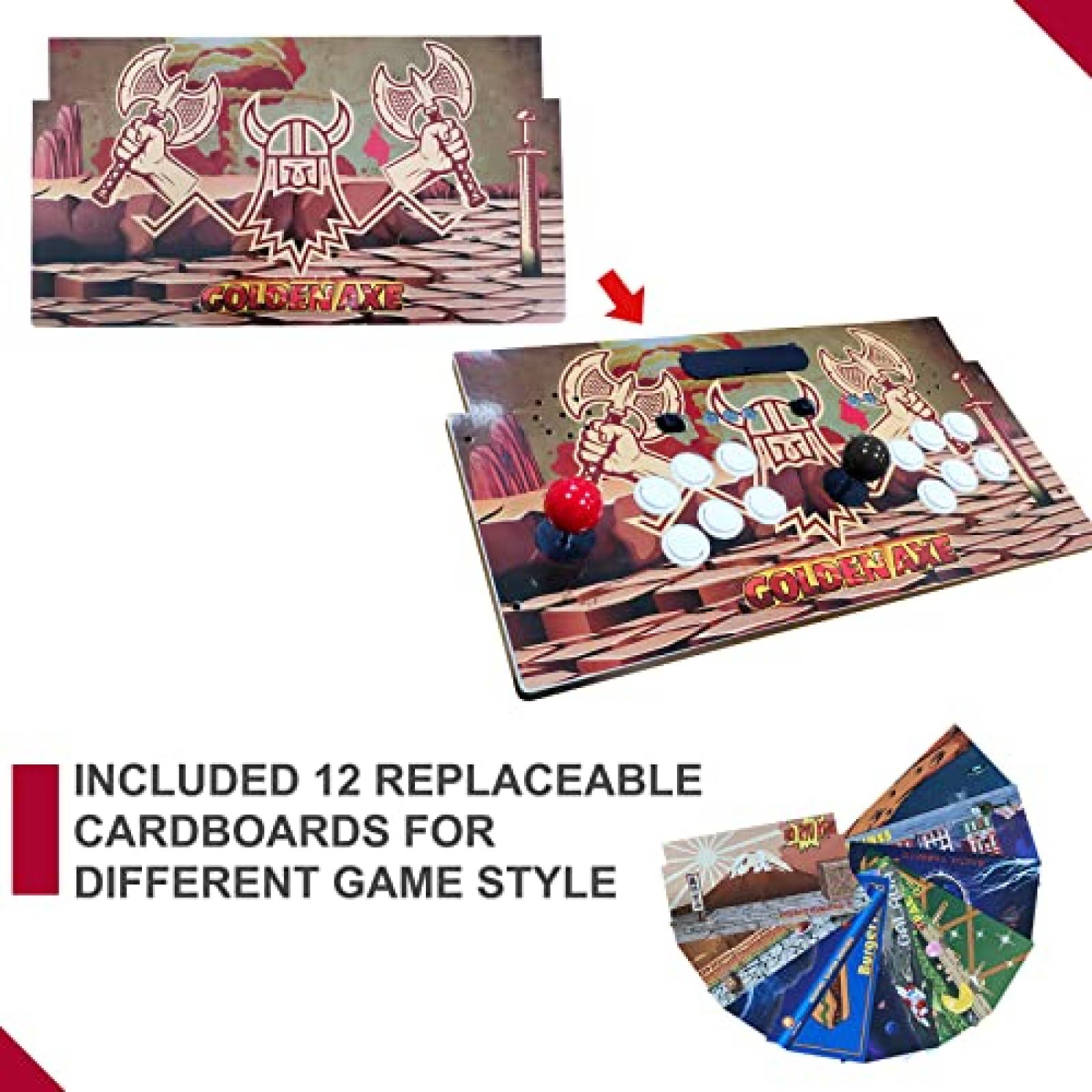 Joystick Arcade Intec Gaming para Arcade1Up -Blanco