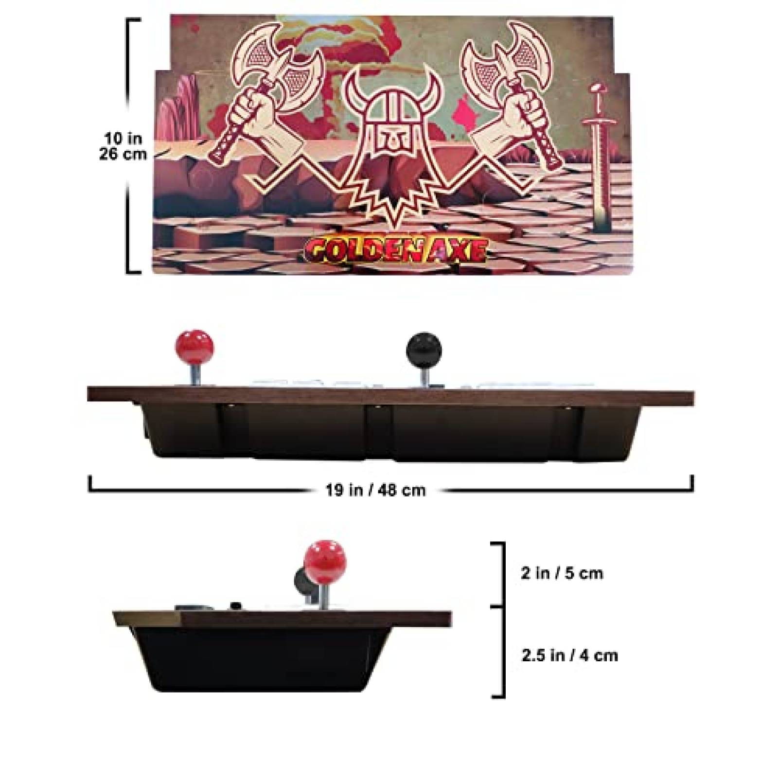 Joystick Arcade Intec Gaming para Arcade1Up Blanco