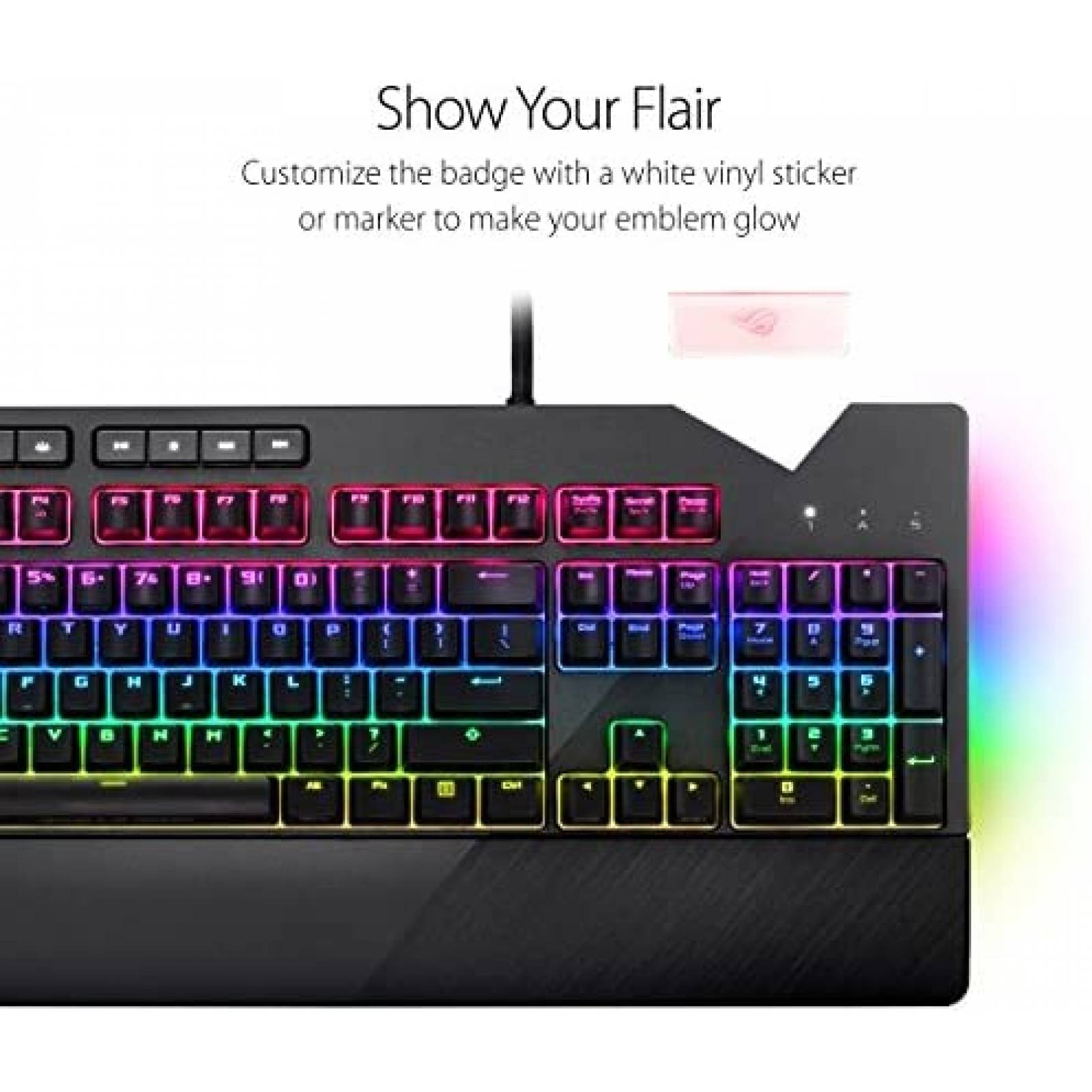 Teclado Mecanico ASUS ROG Strix Flare Retroiluminado -Negro