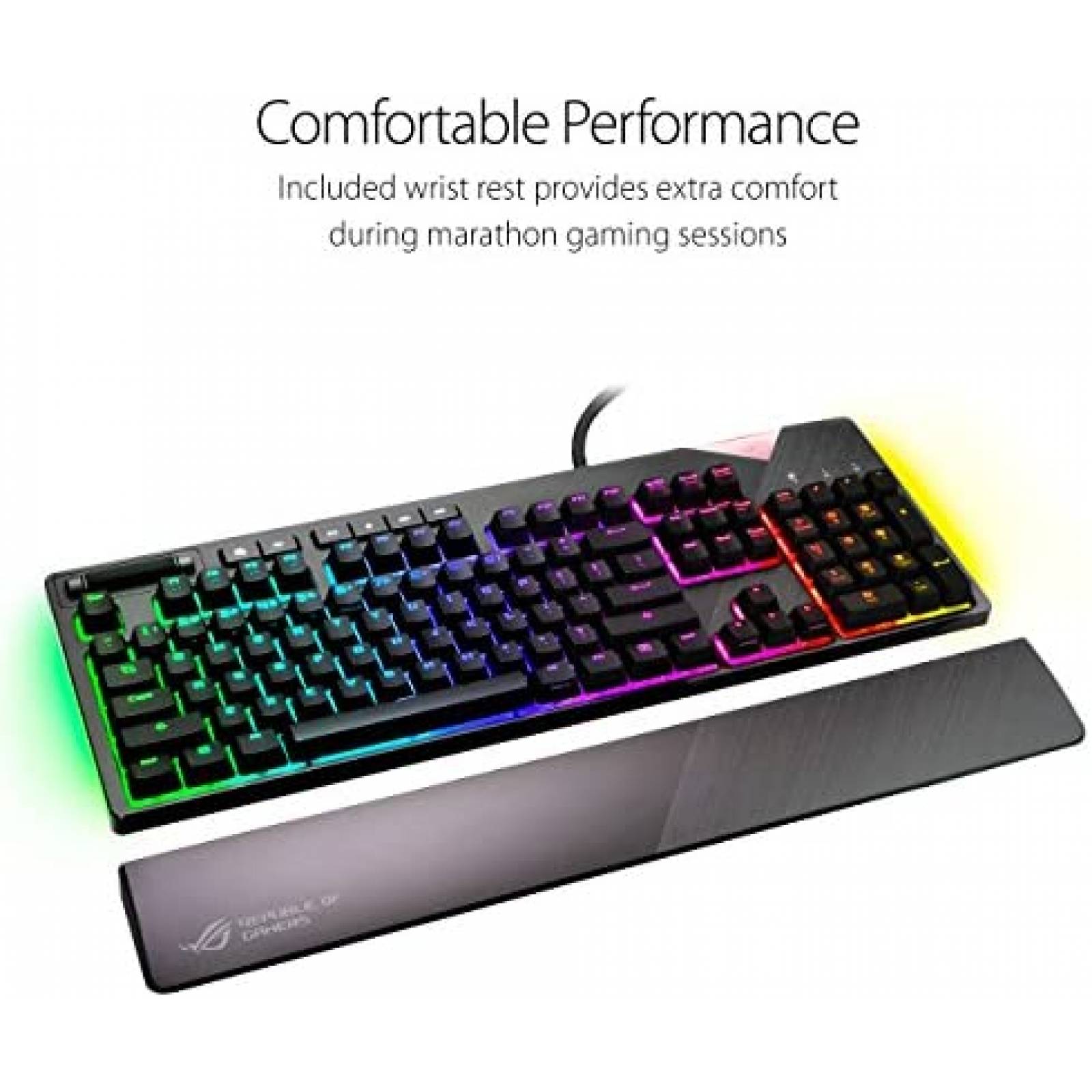 Teclado Mecanico ASUS ROG Strix Flare Retroiluminado -Negro