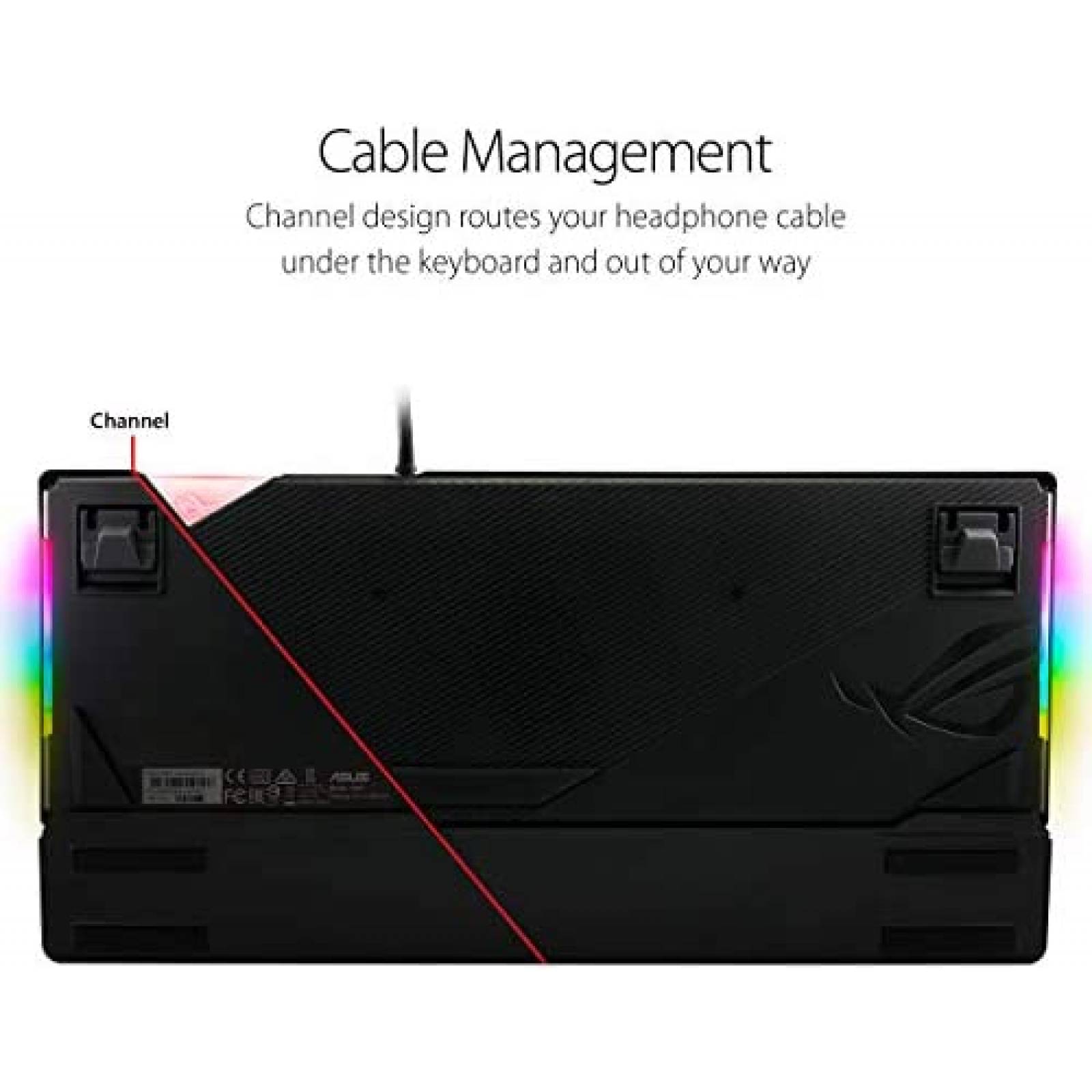 Teclado Mecanico ASUS ROG Strix Flare Retroiluminado -Negro