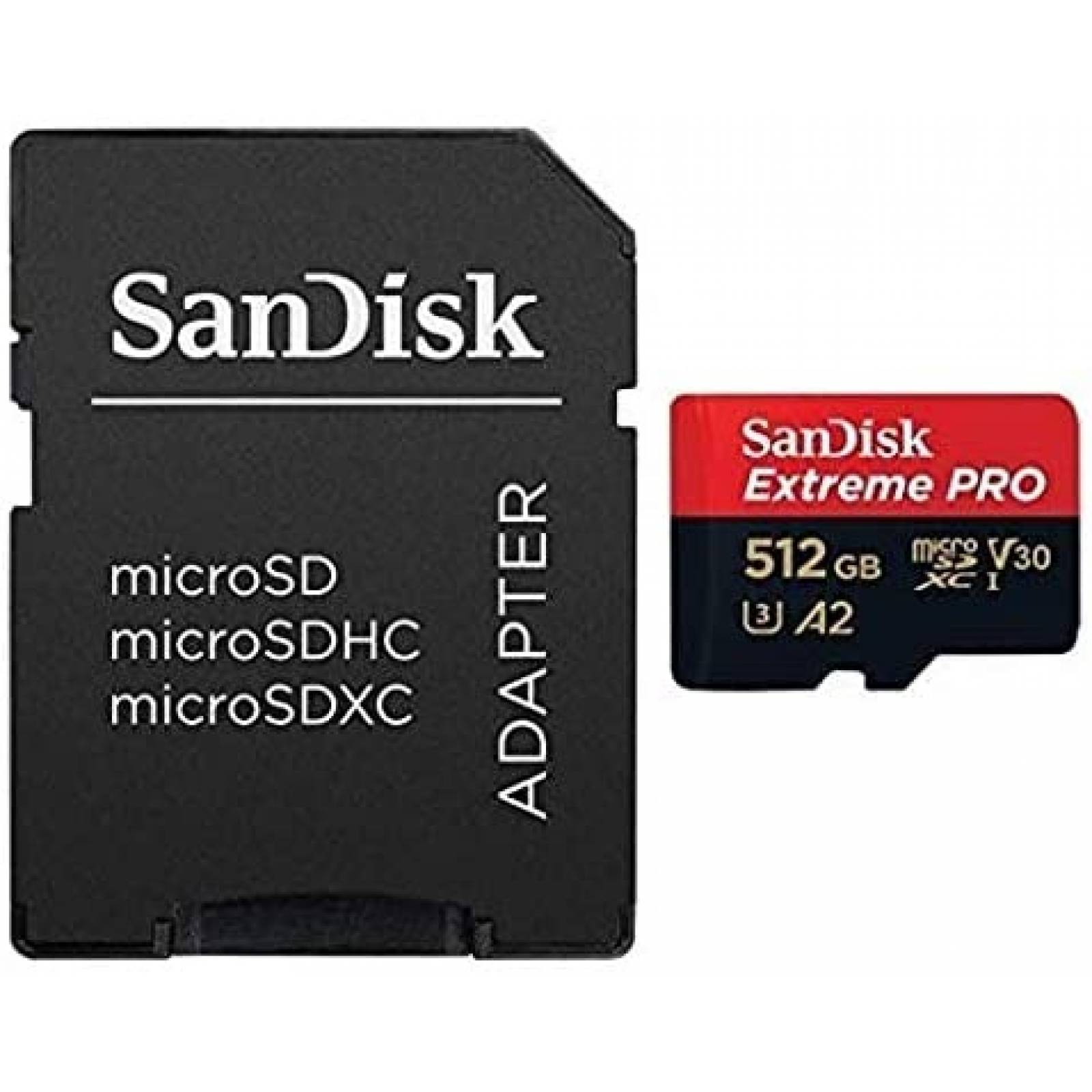 2 Tarjetas de Memoria SanDisk Extreme Pro MicroSD 512GB