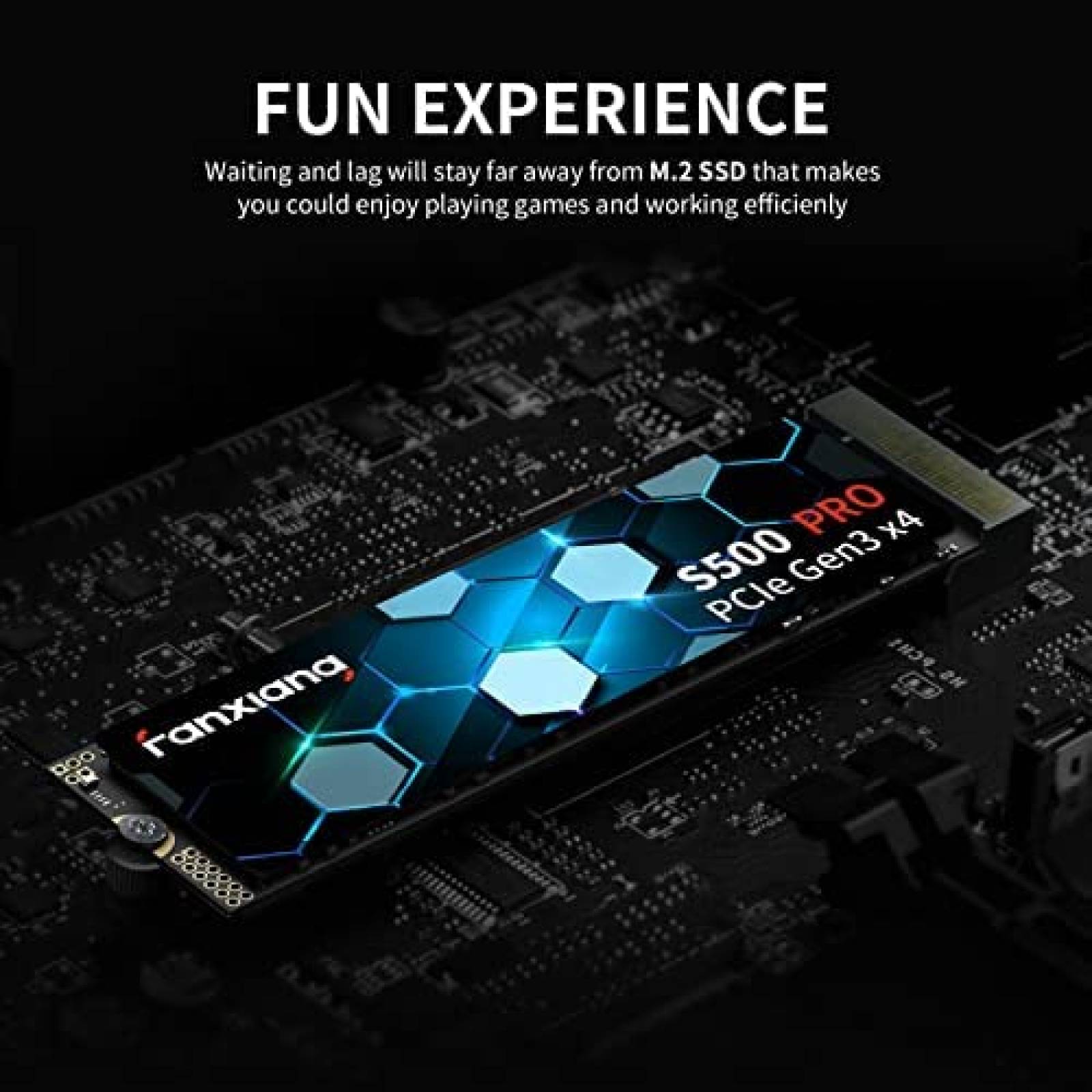 Disco Solido SSD Fanxiang S500 Pro 2TB NVMe M.2 PCIe 3D NAND
