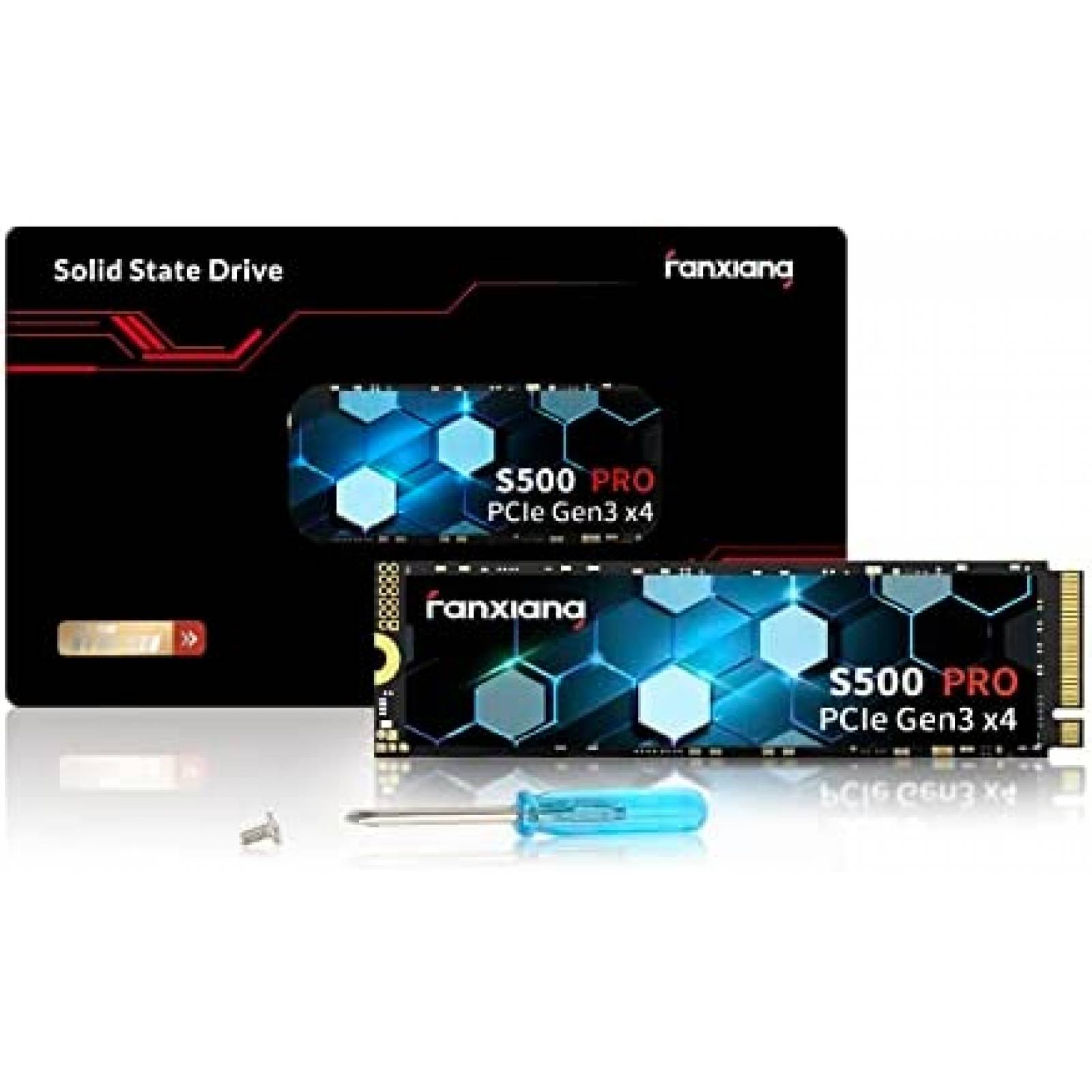Disco Solido SSD Fanxiang S500 Pro 2TB NVMe M.2 PCIe 3D NAND