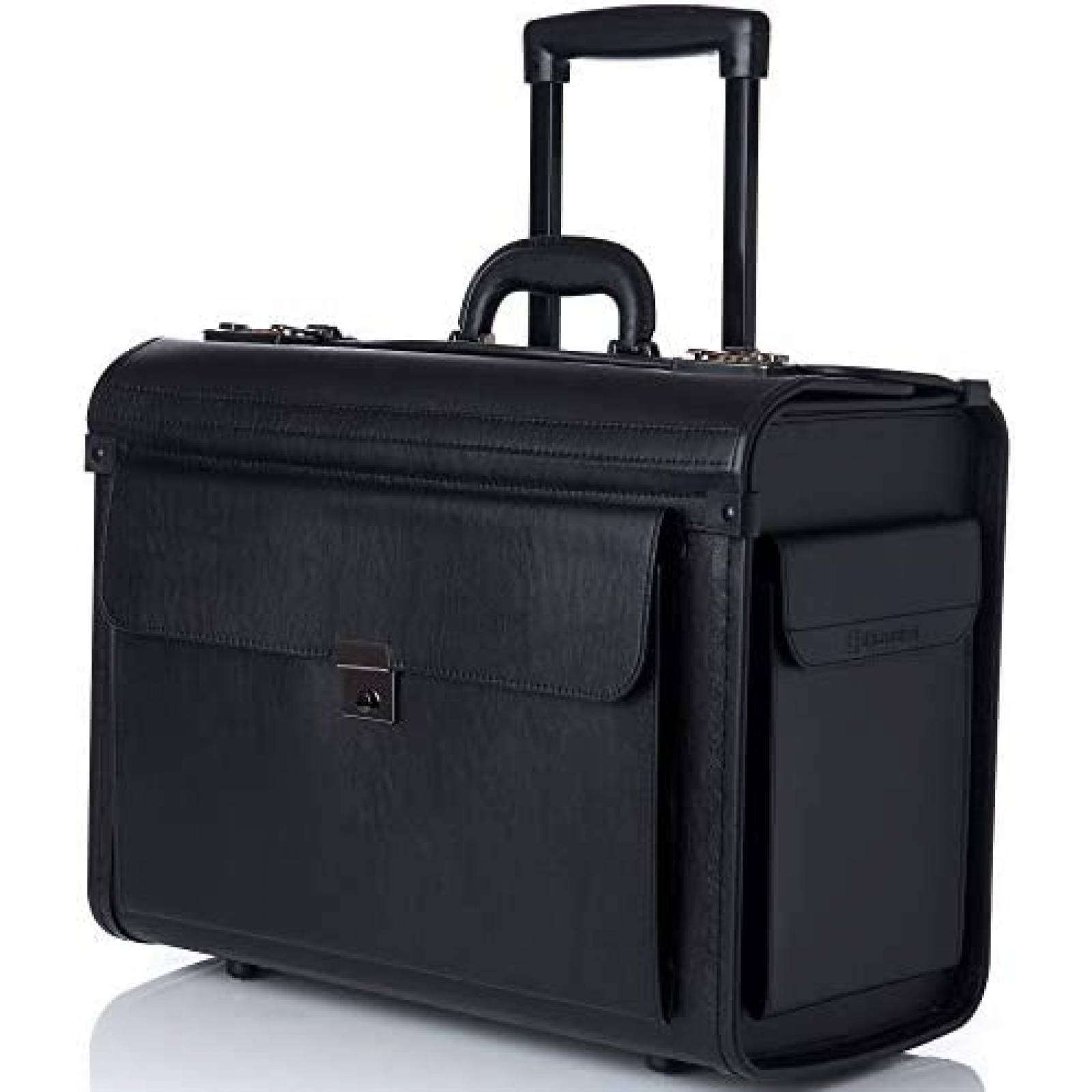 Maleta de Viaje Alpine Swiss para Laptop con Ruedas -Negro