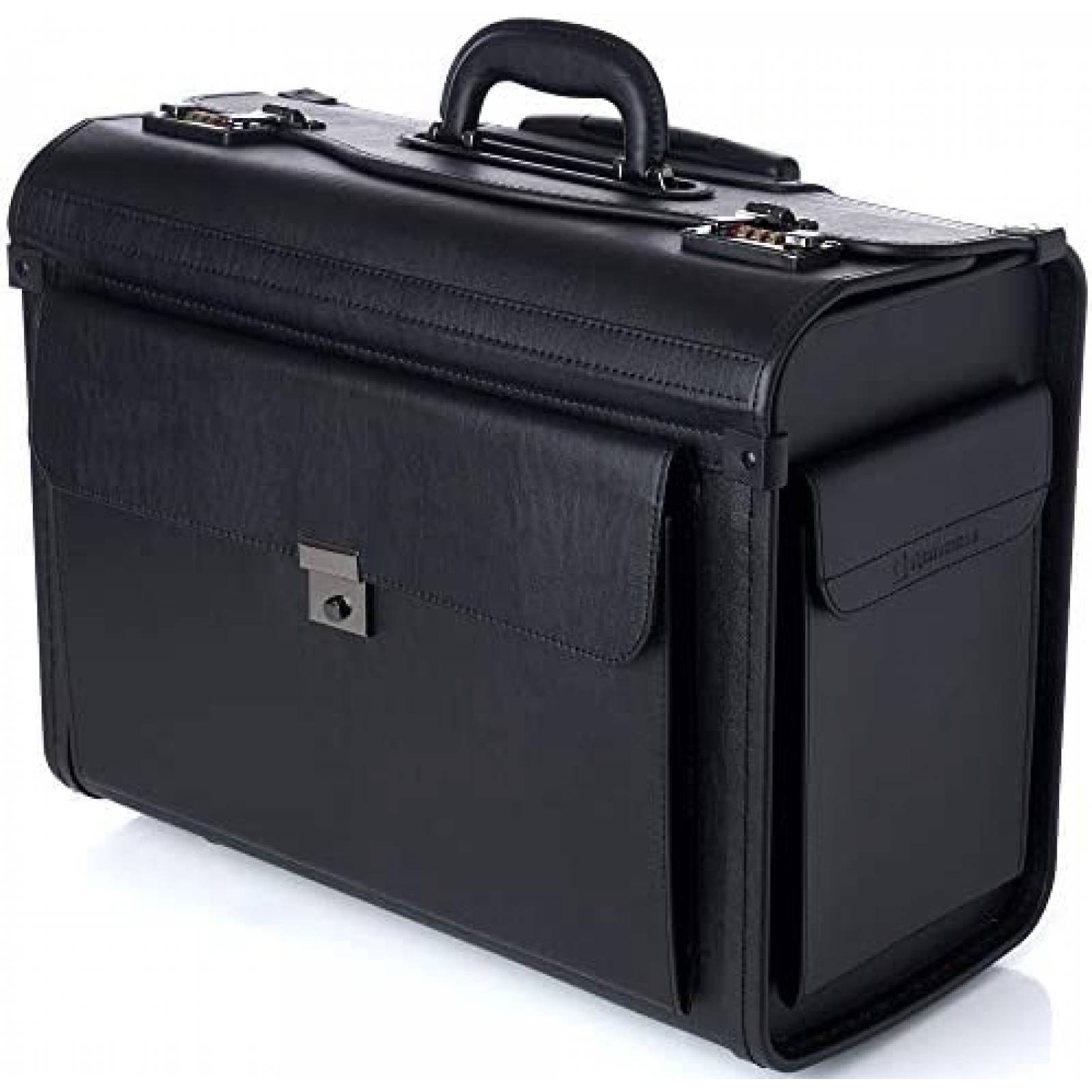 Maleta de Viaje Alpine Swiss para Laptop con Ruedas -Negro