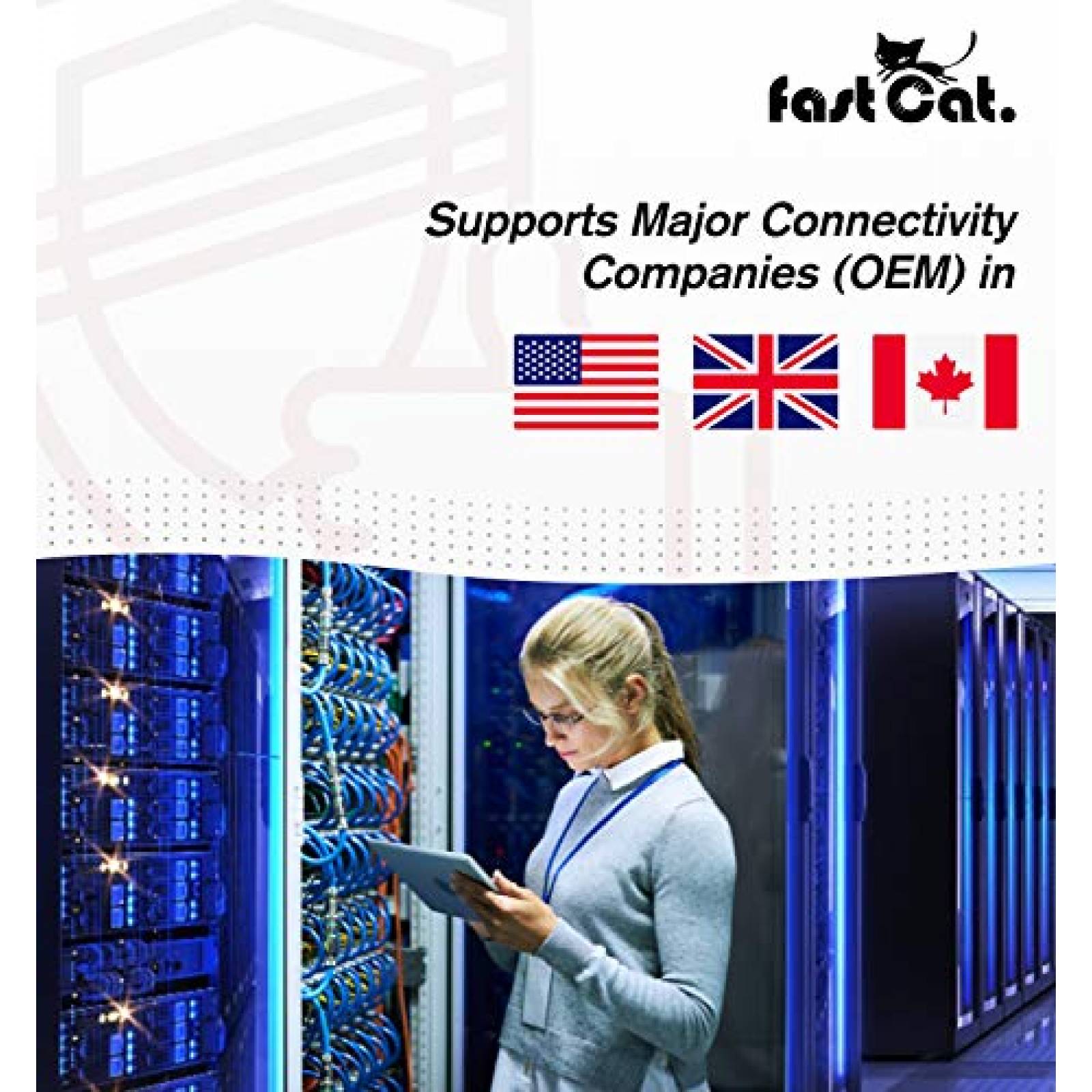 Cable Ethernet Fast Cat Cat6 152m 23 AWG UTP 550 MHz -Negro