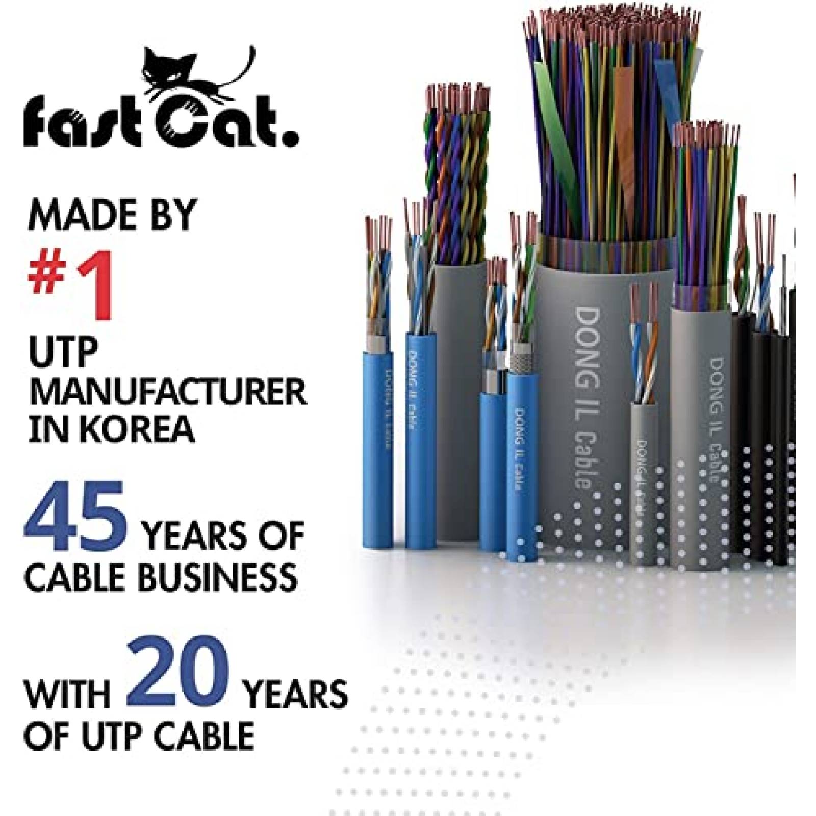 Cable Ethernet Fast Cat Cat6 152m 23 AWG UTP 550 MHz -Negro