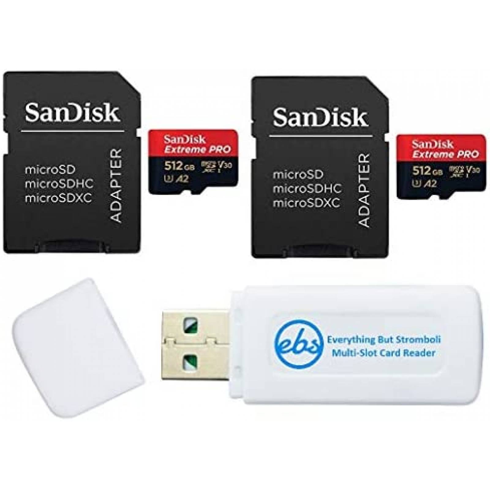 Kit 2 Tarjetas de Memoria SanDisk Extreme Pro MicroSD 512GB