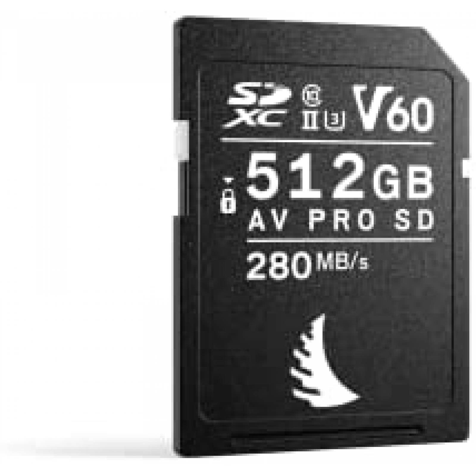 Tarjeta de Memoria Angelbird AV PRO SD 512 GB 280MB/s 4K V60