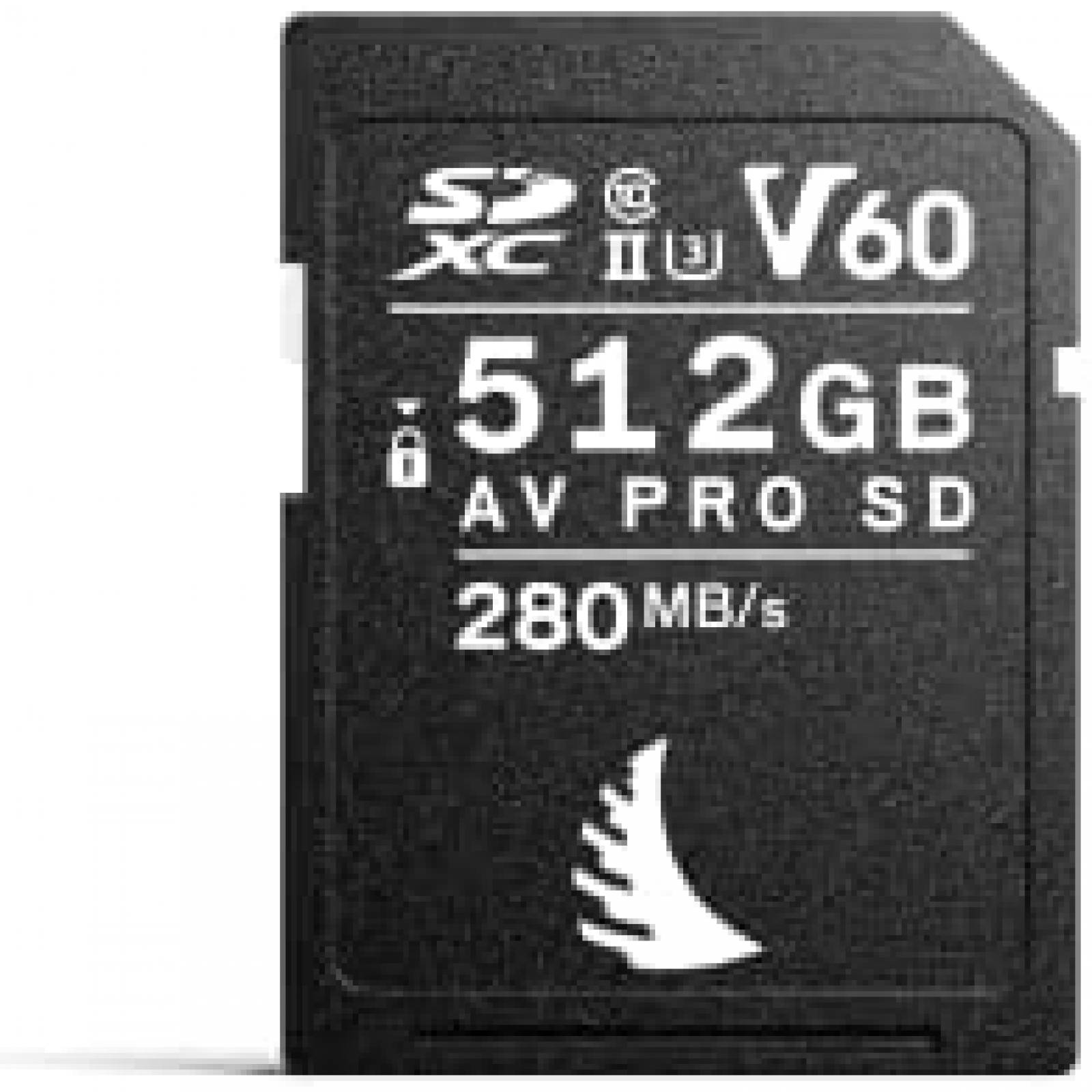 Tarjeta de Memoria Angelbird AV PRO SD 512 GB 280MB/s 4K V60