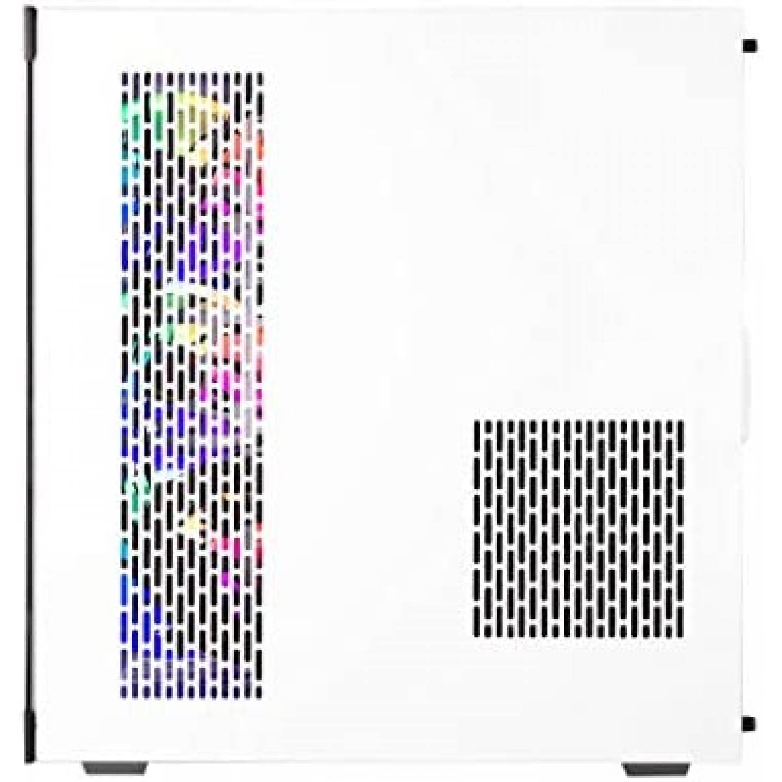 Gabinete PC TALIUS Resistente Vidrio Templado Gamer -Blanco