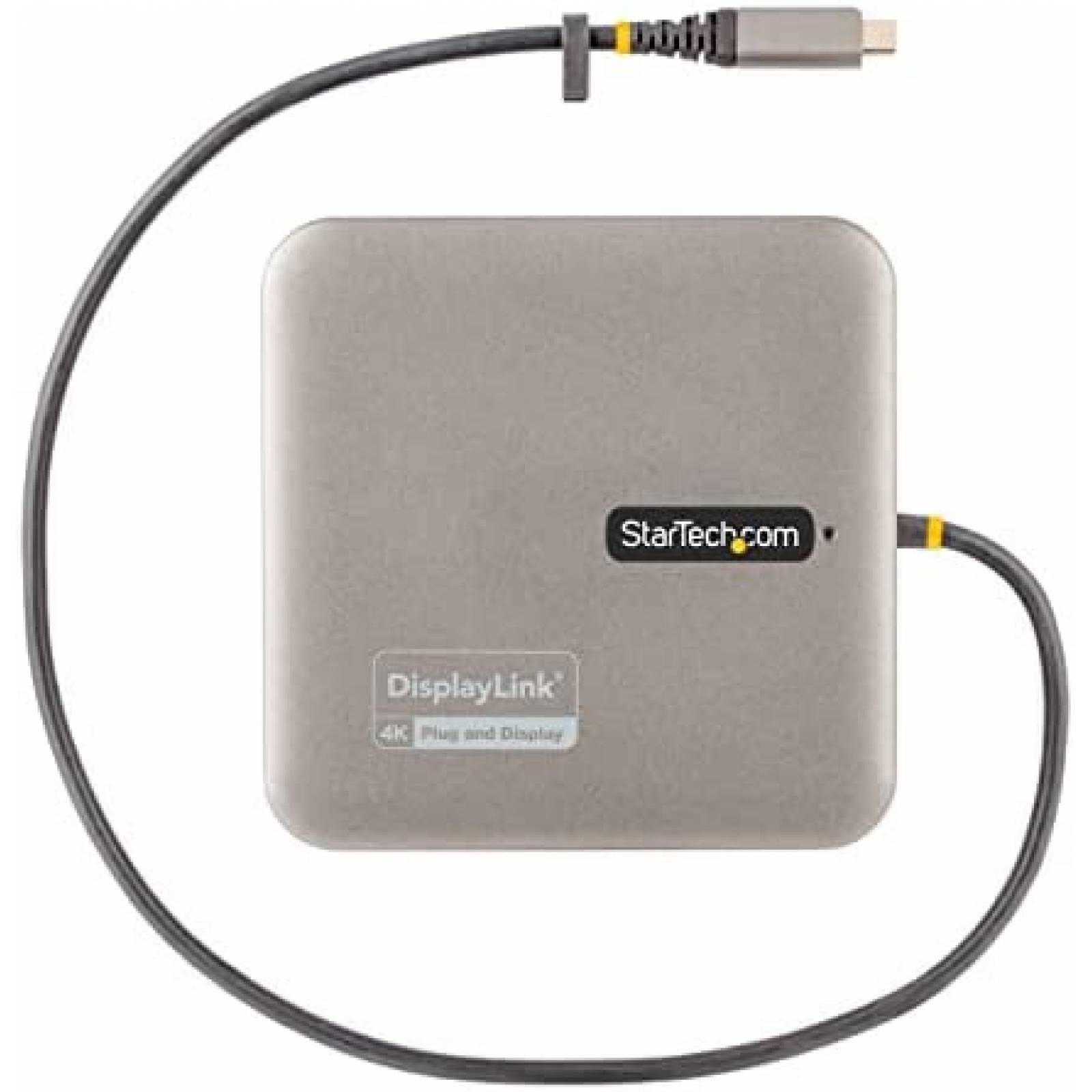 Docking Station StarTech 7 en 1 Doble 4K HDMI LAN 100W -Gris