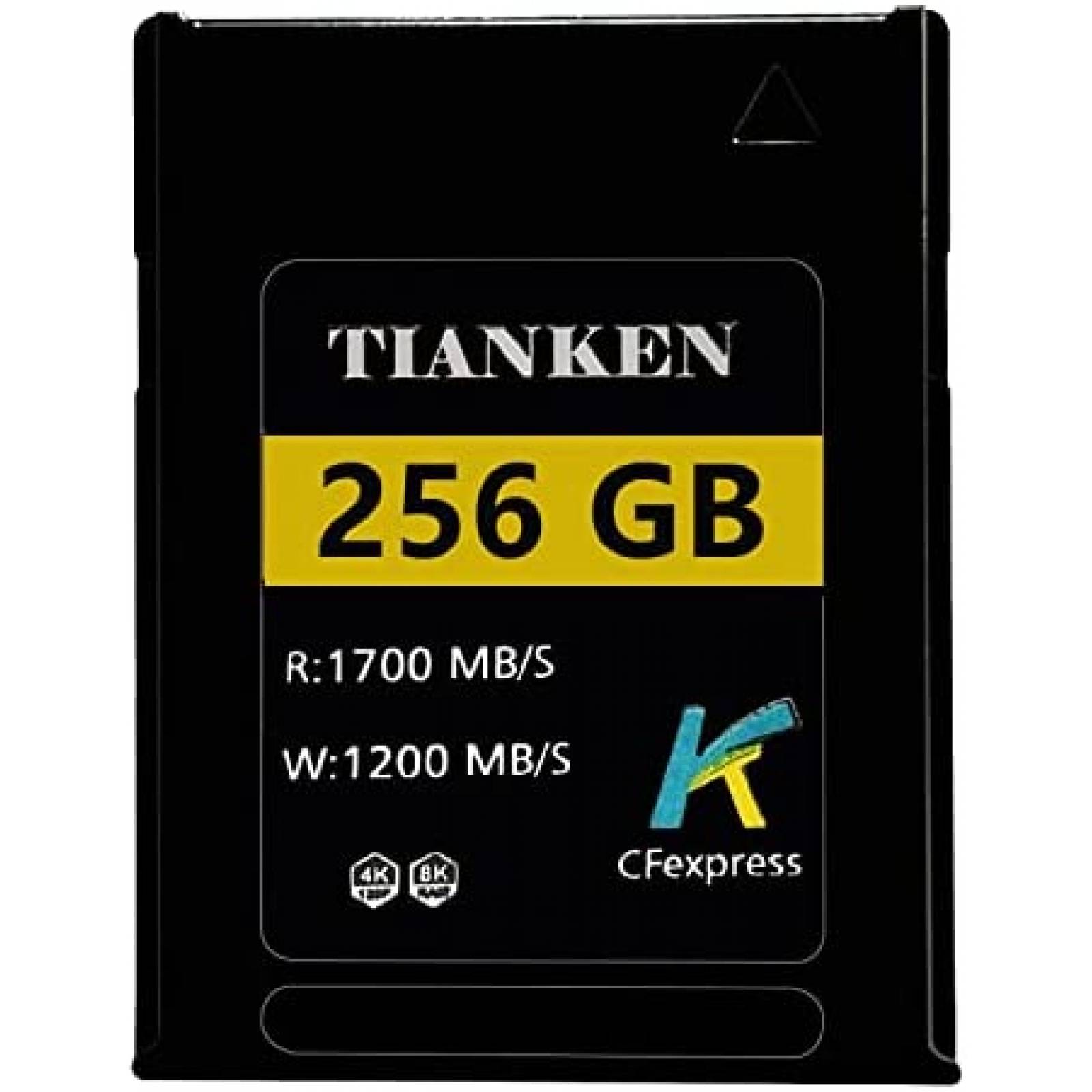 Tarjeta de Memoria Tianken CFXB 256GB 1700MB/s 8K -Negro