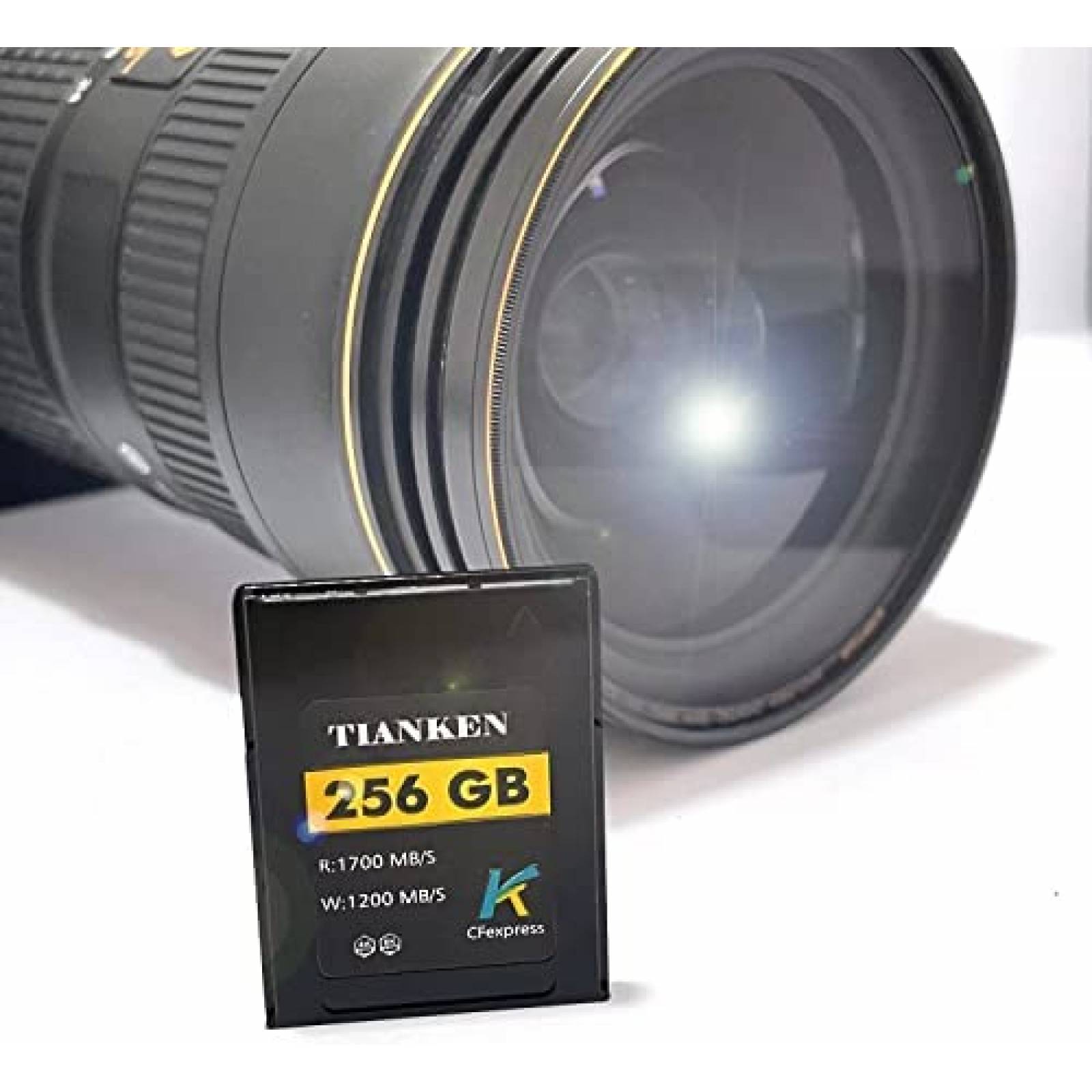 Tarjeta de Memoria Tianken CFXB 256GB 1700MB/s 8K -Negro