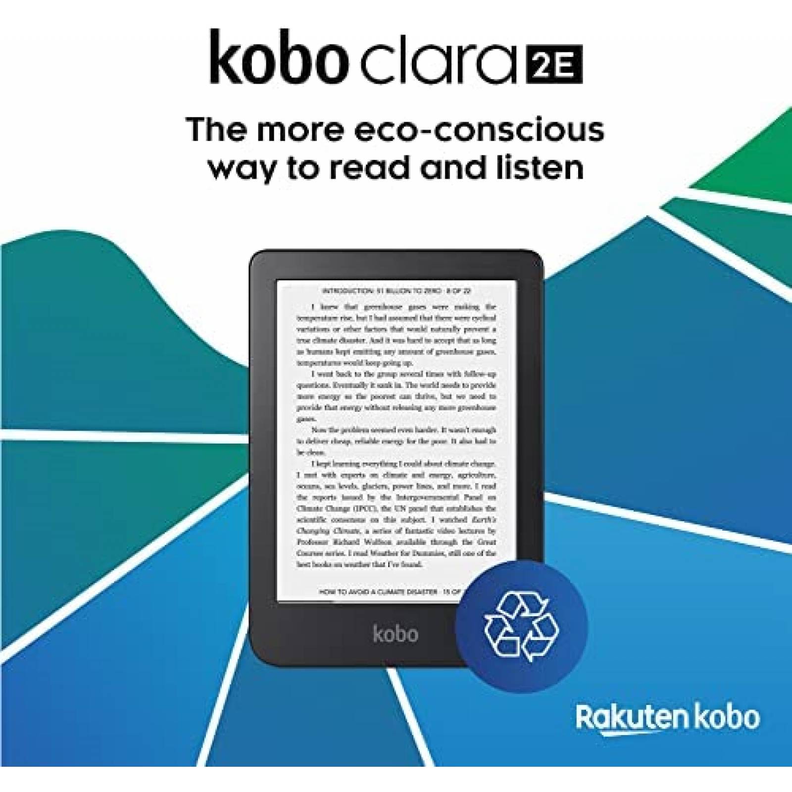 Lector Electronico Kobo Clara 2E 6'' 16GB Wifi -Negro