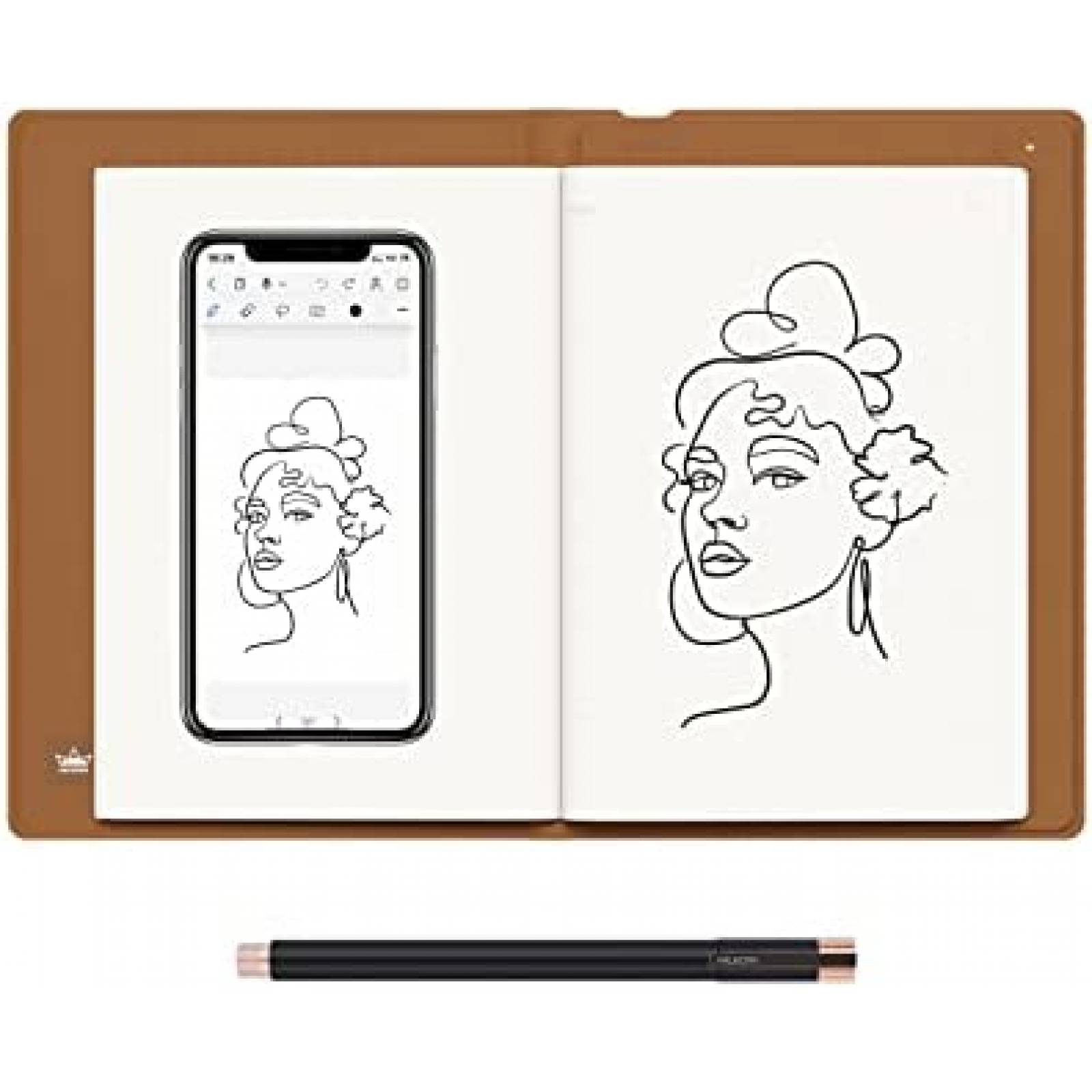 Cuaderno Digital HUION Note Smart Notebook Libreta con Pluma