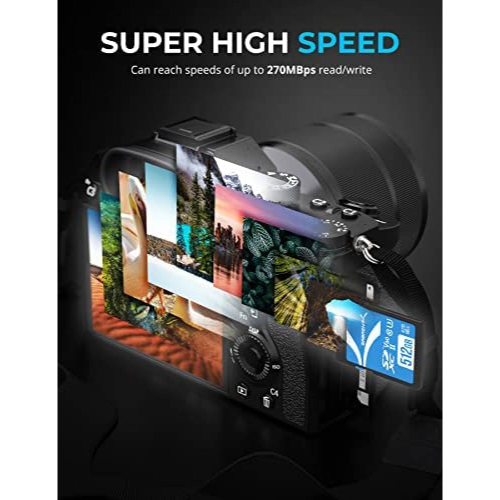 Tarjeta de Memoria SD Sabrent TL60 UHS-II Rocket V60 512GB