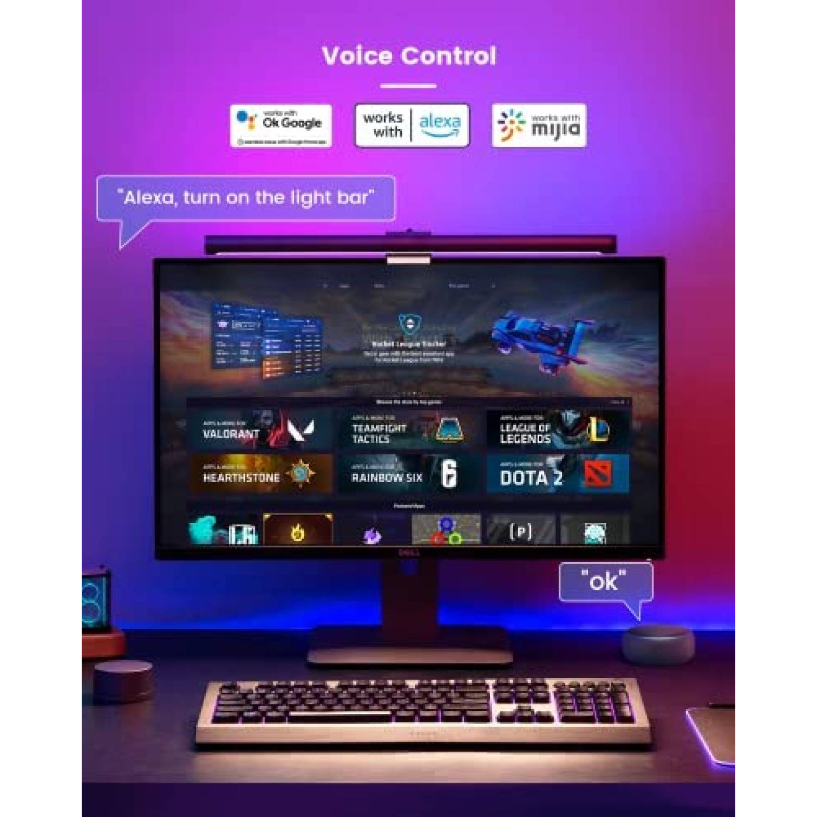 Lampara USB YEELIGHT Barra LED Inteligente para Monitor