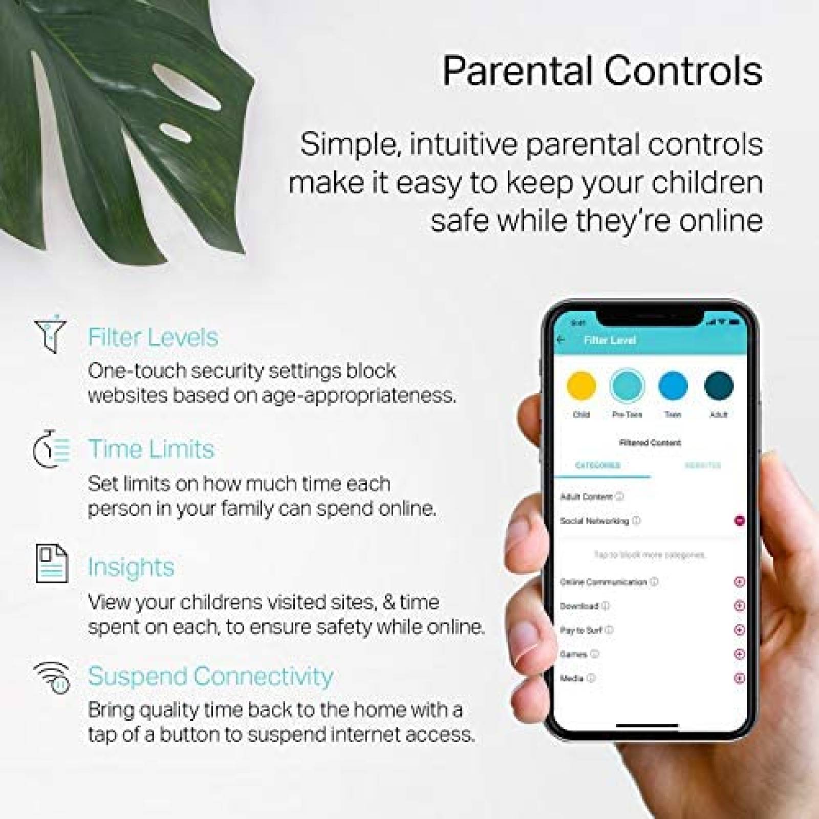 Sistema Mesh TP-Link Deco S4 WiFi Puertos Gigabit 3 pz -Bco