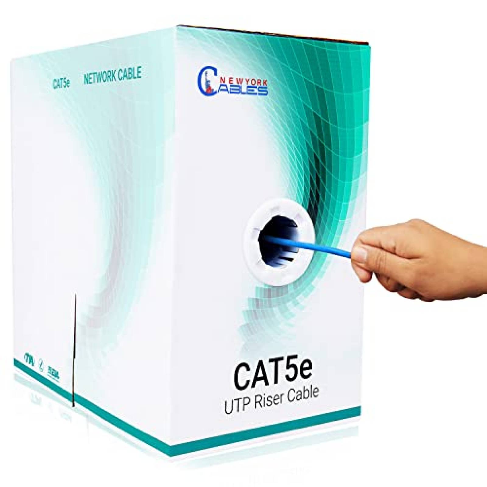 Cable Ethernet NewYork Cat5e 304.8 Mts Cmr 350Mhz 100Mb RJ45