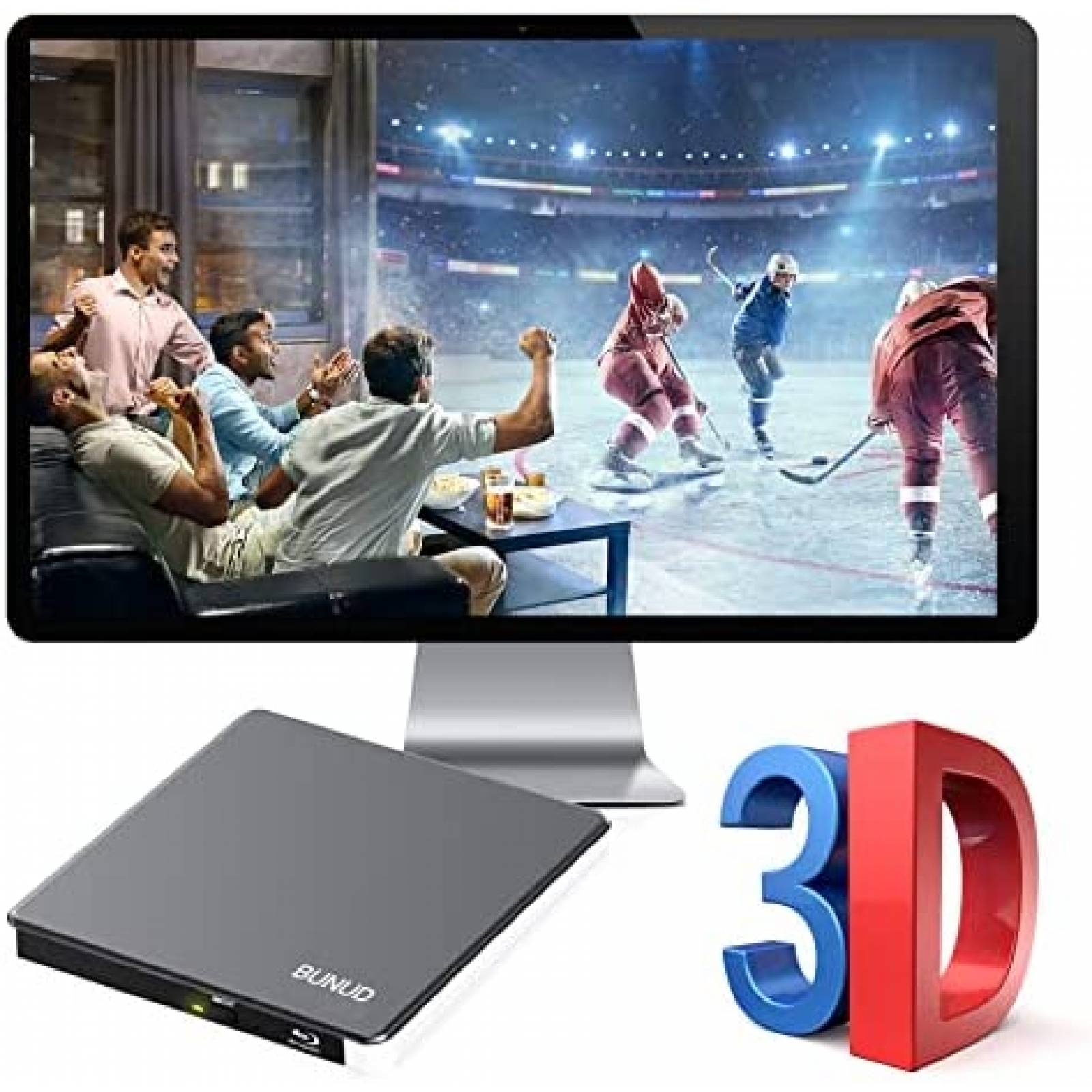 Unidad de Bluray Externa Homeyuan BUNUD USB 3.0 Tipo C