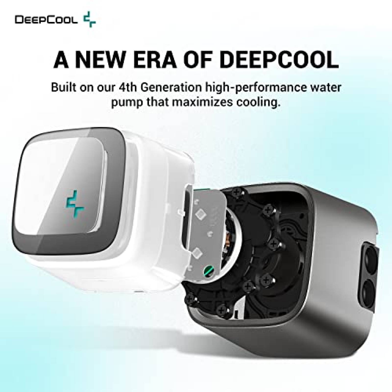 Enfriador Liquido De CPU DEEPCOOL ARGB Para Intel/AMD -Negro