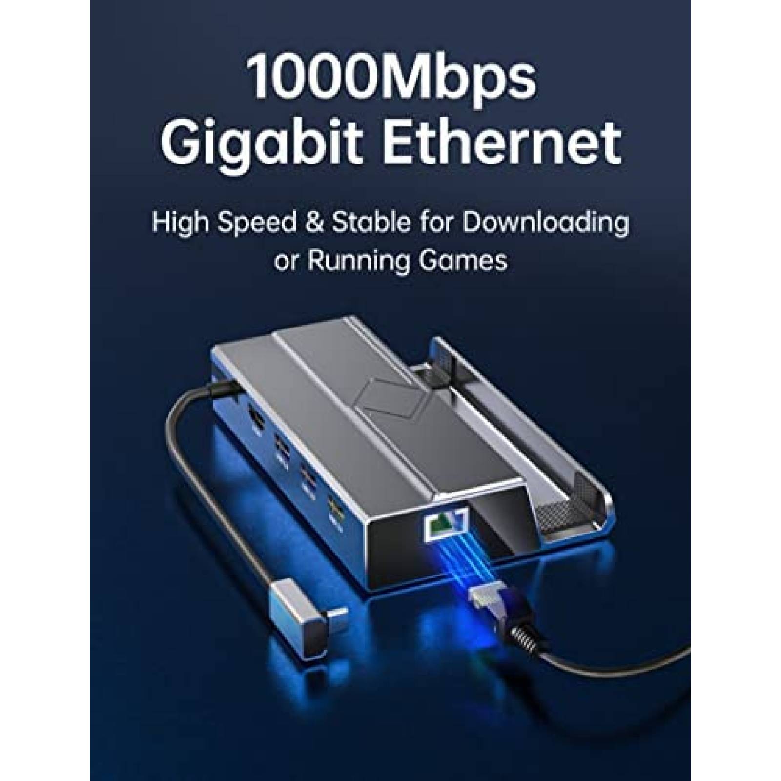 Docking Station UPTOHIGH Steam Deck Dock M.2 Caja SSD -G