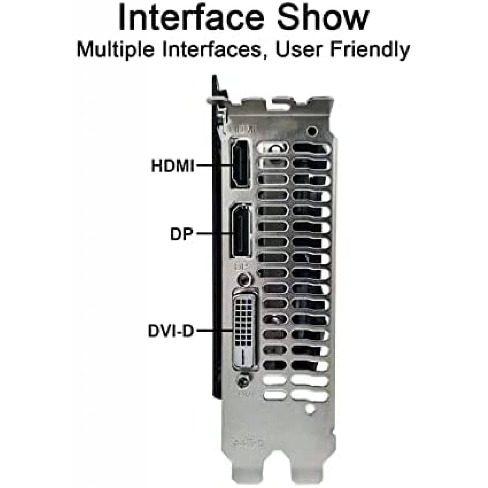 Tarjeta Grafica SHOWKINGS AMD Radeon RX 580 -Negro