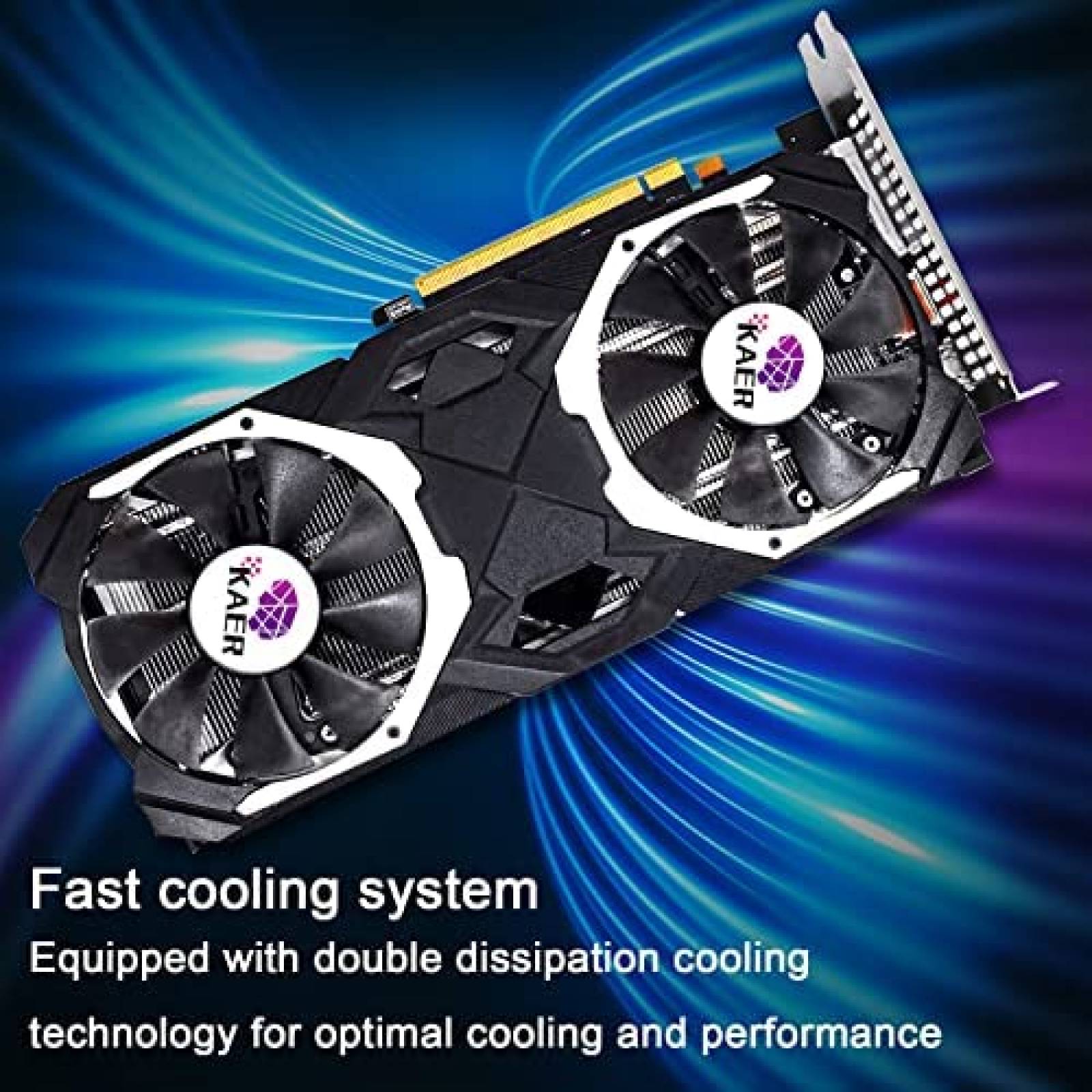 Tarjeta Grafica SHOWKINGS AMD Radeon RX 580 -Negro