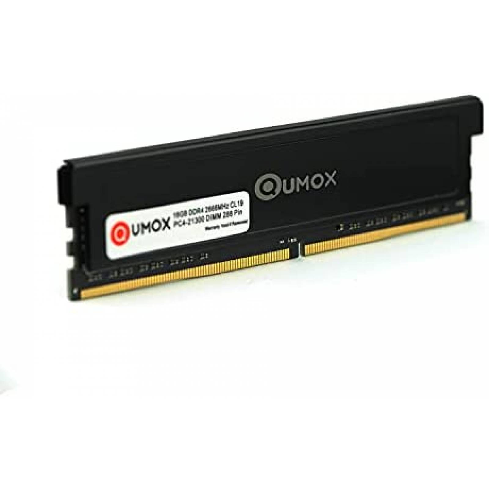 Kit de 2 Memorias RAM QUMOX 2X16GB DDR4 2666MHz -Negro