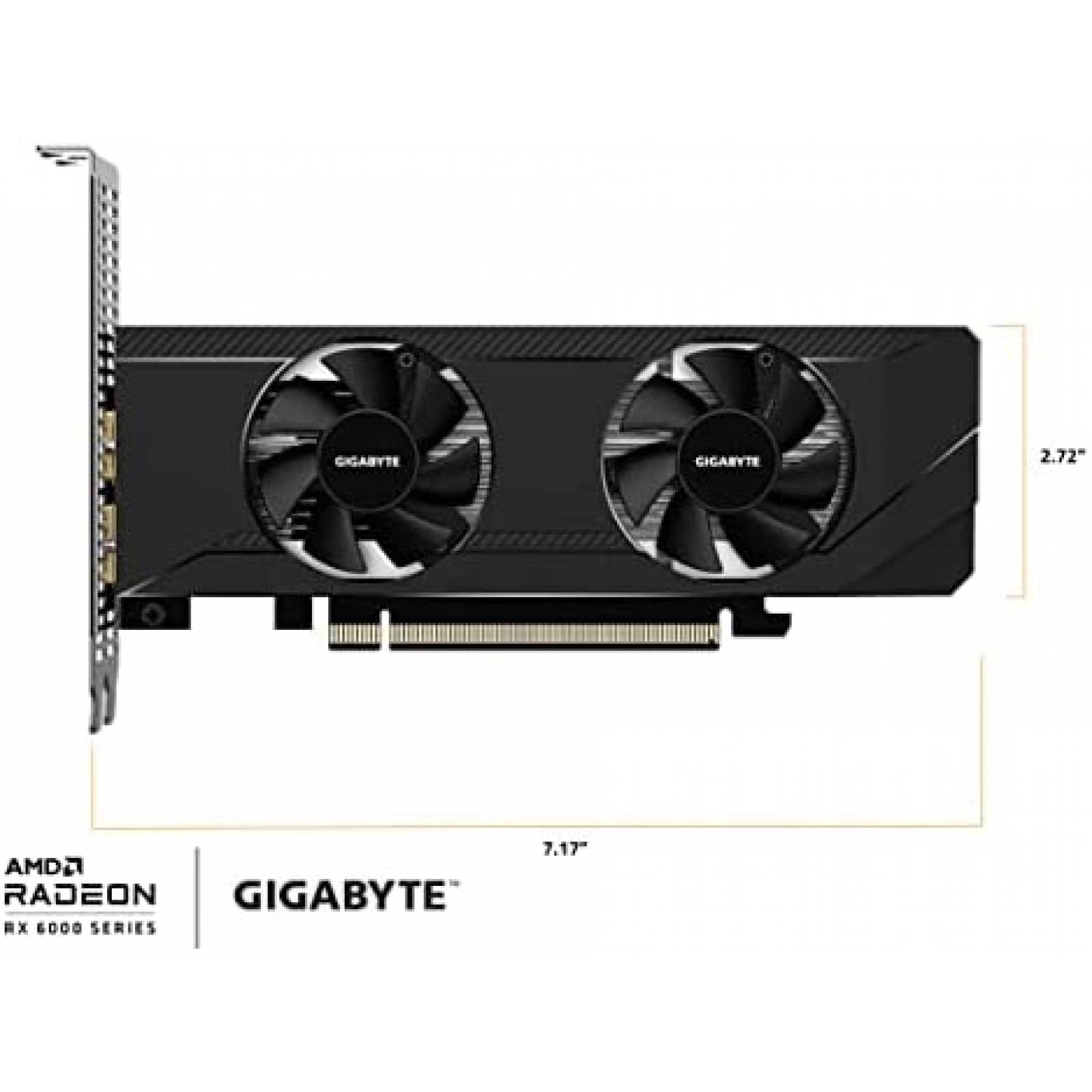 Tarjeta Grafica Gigabyte Radeon RX 6400 4GB GDDR6 -Negro