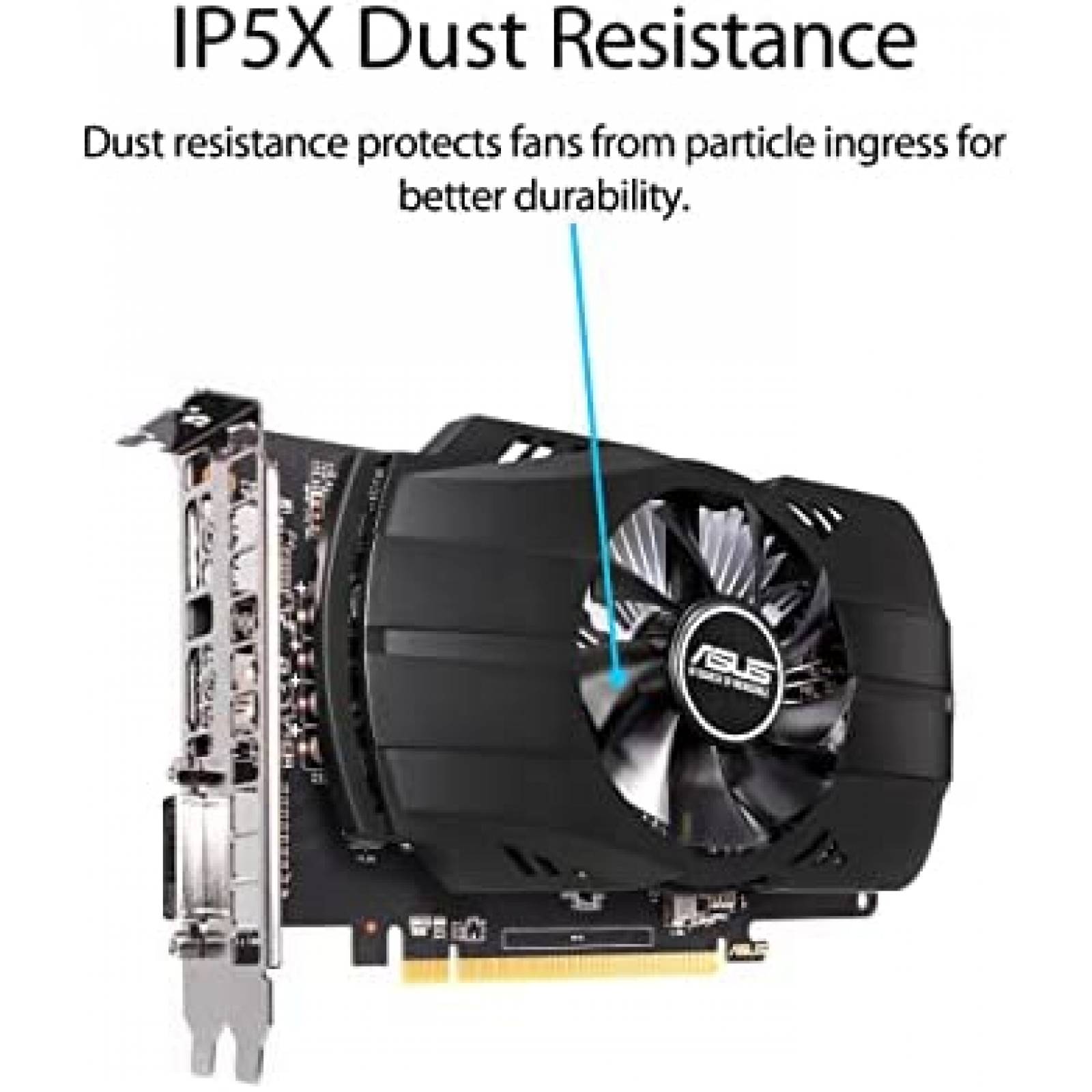 Tarjeta Grafica ASUS AMD Radeon RX 550 4GB GDDR5 -Negro