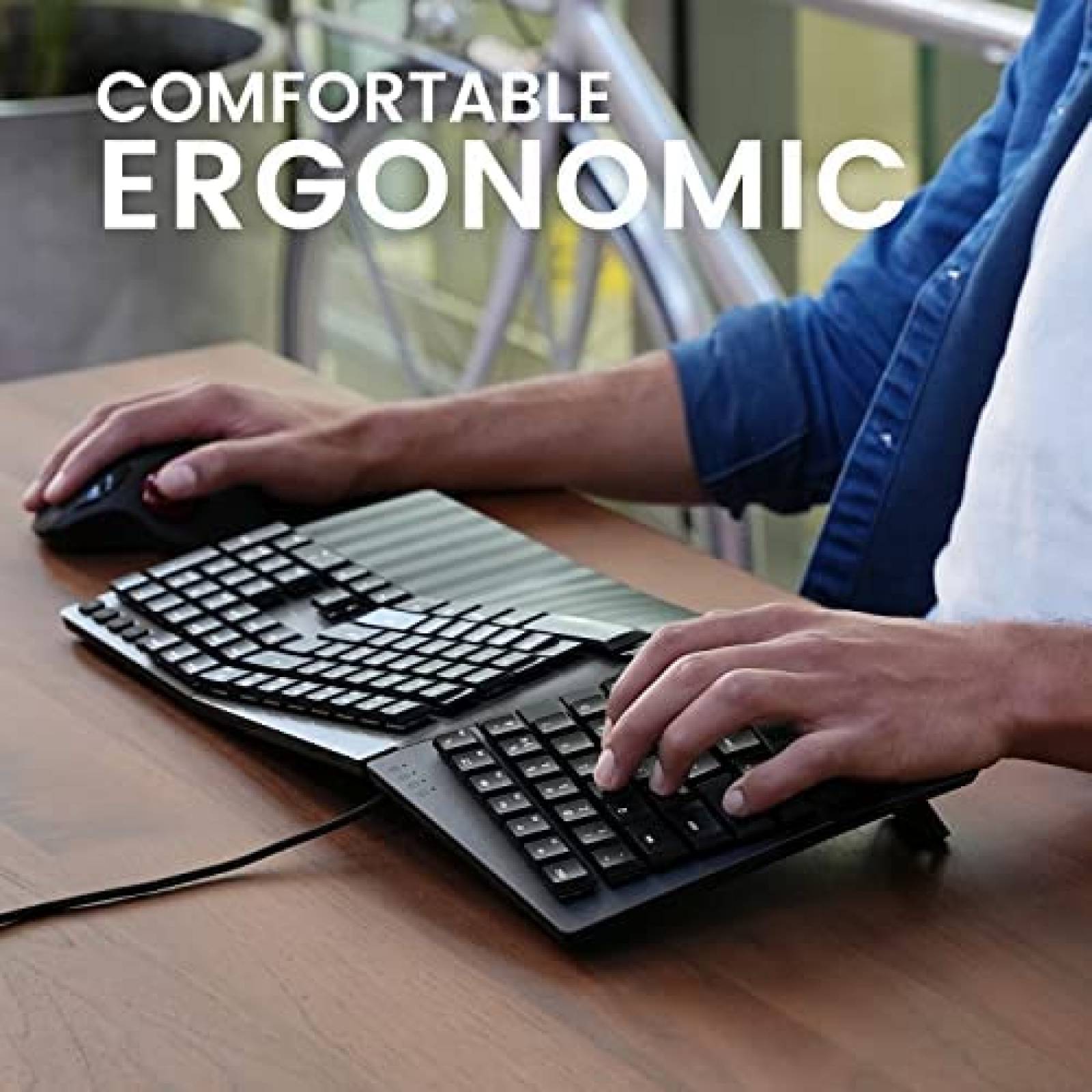 Teclado Gamer PERIXX Mecanico Ergonomico Retroiluminado