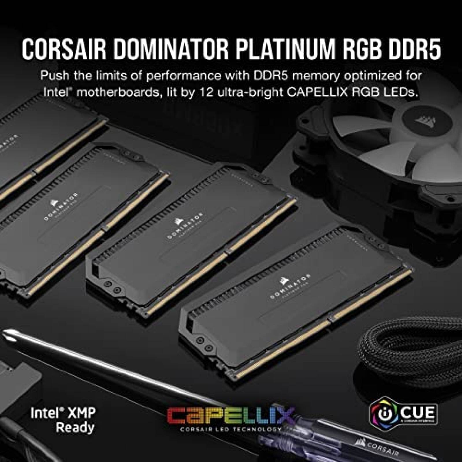 Kit de 2 Memoria RAM Corsair Dominator 2x16GB -Negro
