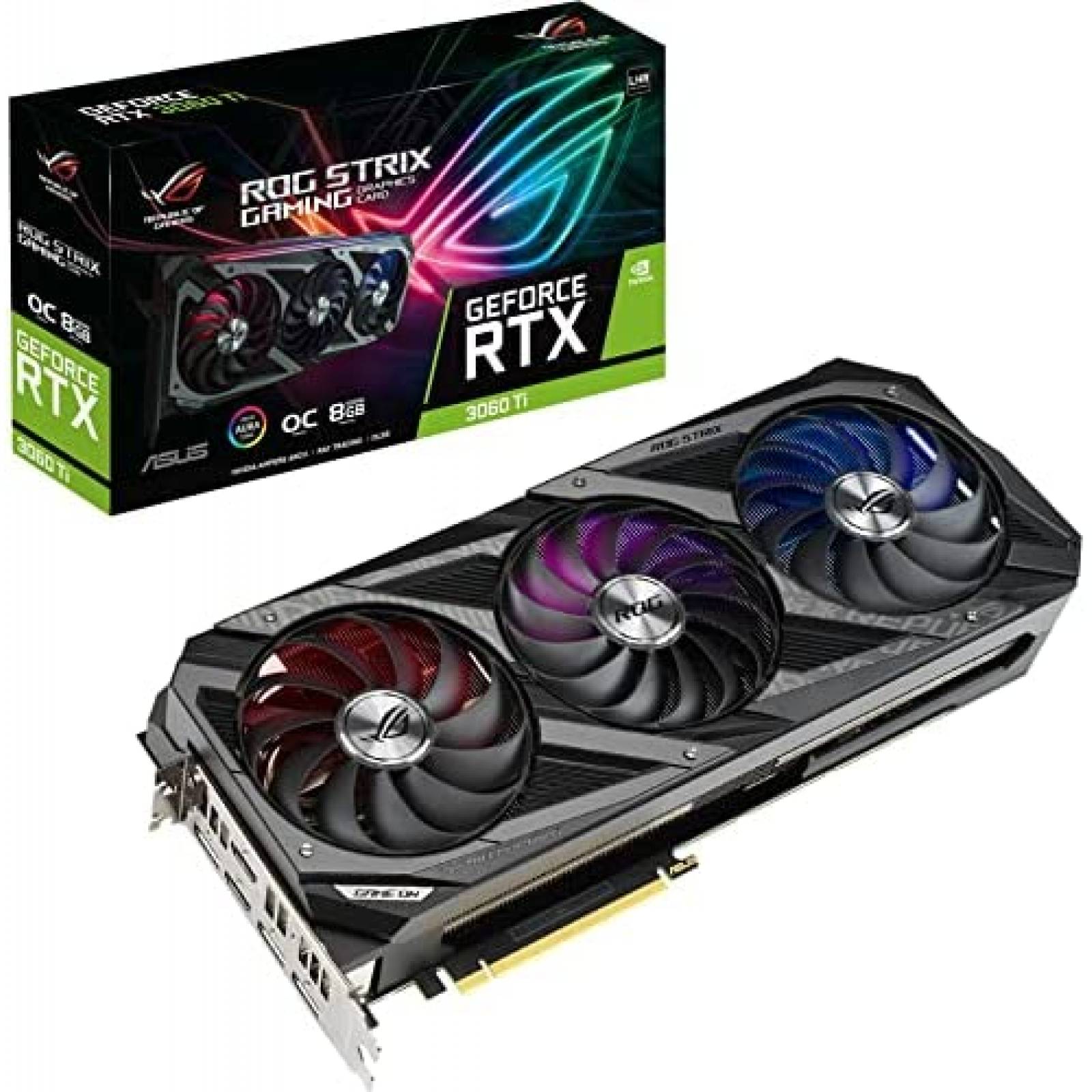 Tarjeta Grafica ASUS NVIDIA GeForce RTX 3060Ti 8GB GDDR6