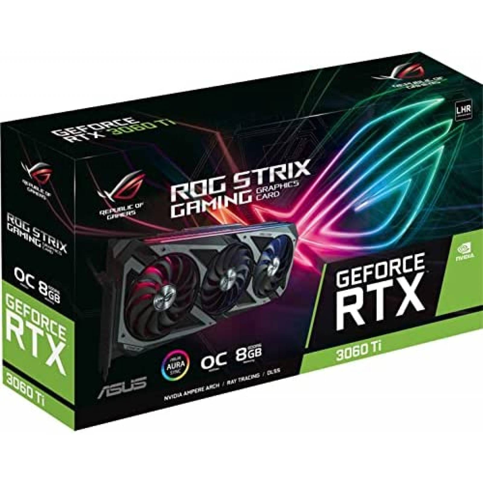 Tarjeta Grafica ASUS NVIDIA GeForce RTX 3060Ti 8GB GDDR6