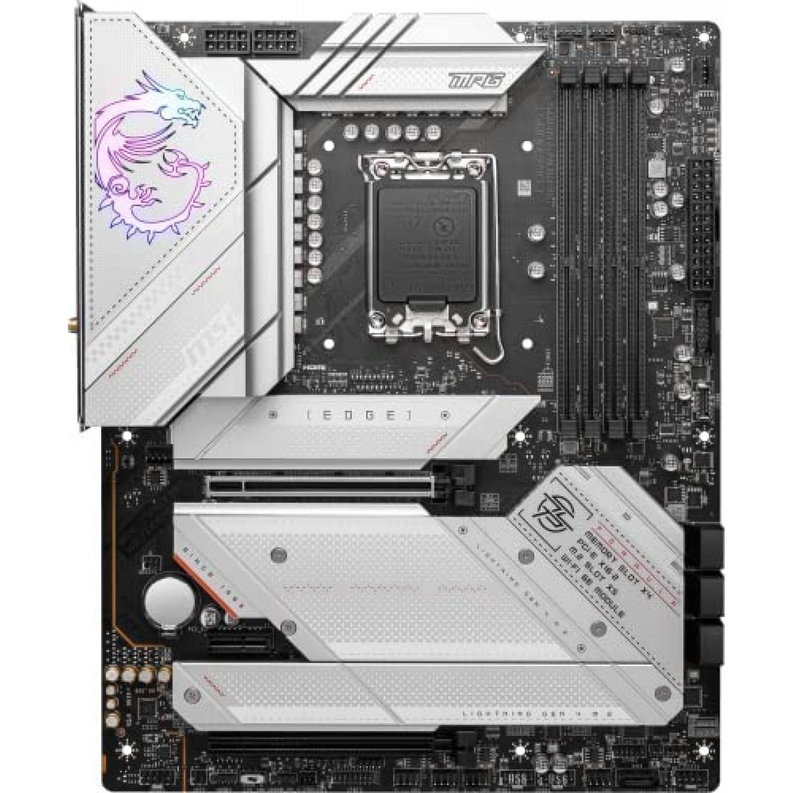 Tarjeta Madre MSI MPG Z790 WiFi DDR4 Soporta Intel -Blanco