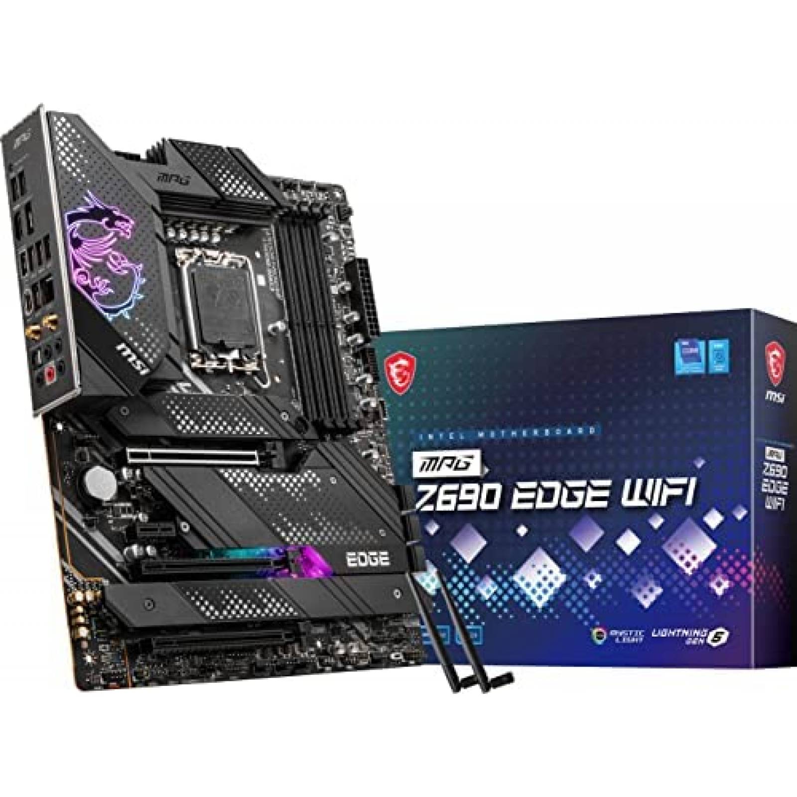Tarjeta Madre MSI MPG Z690 Edge ATX LGA 1700 DDR5 PCIe Wi-Fi