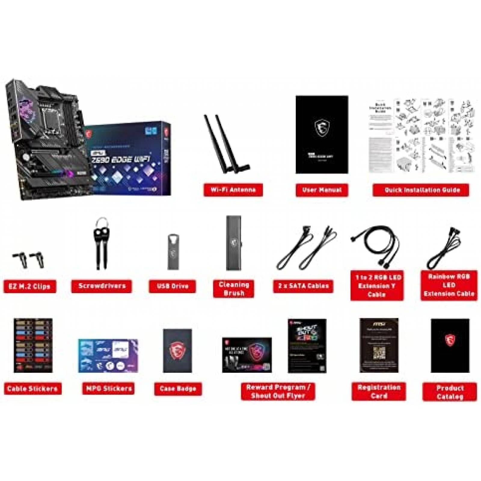 Tarjeta Madre MSI MPG Z690 Edge ATX LGA 1700 DDR5 PCIe Wi-Fi