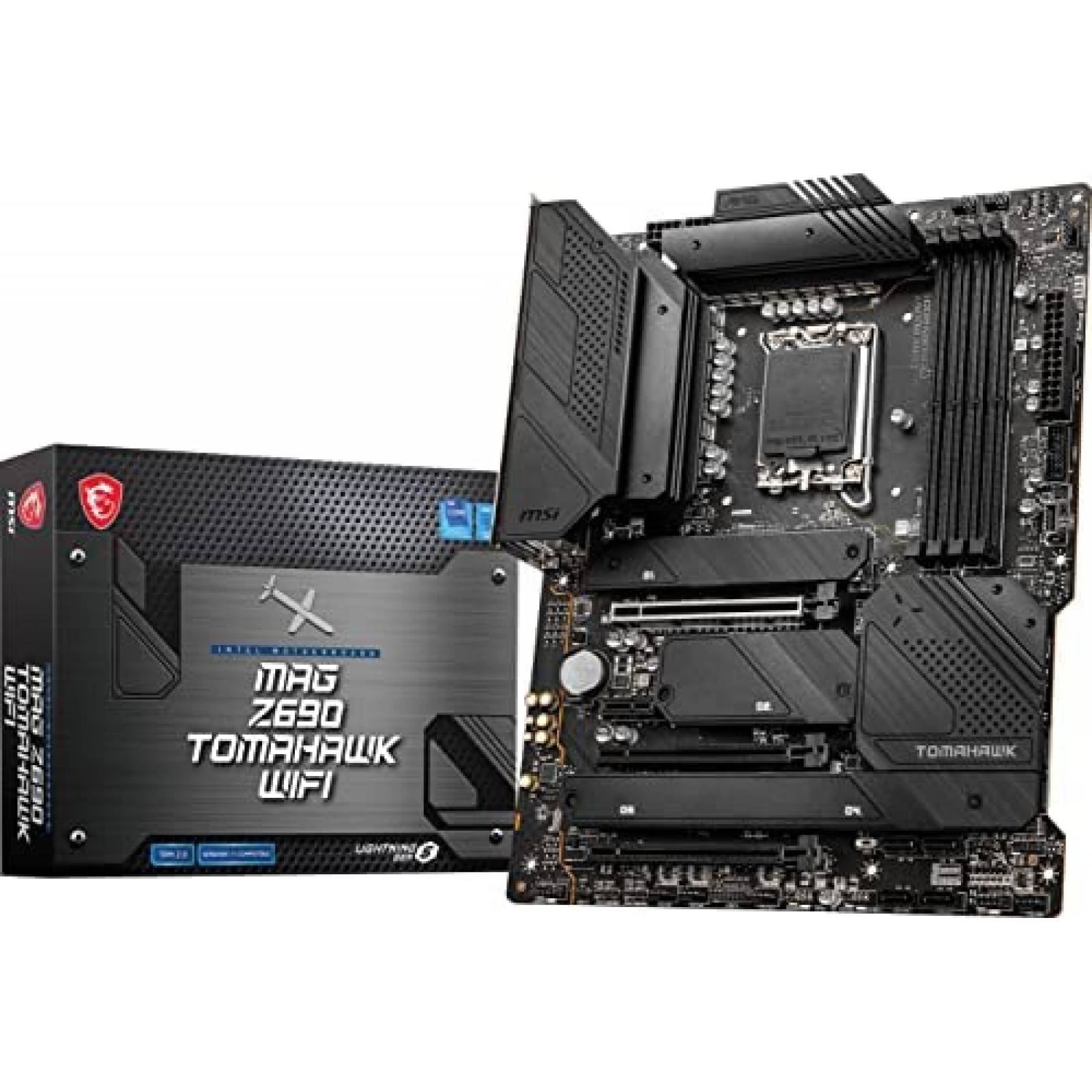 Tarjeta Madre MSI MAG Z690 WiFi DDR4 Soporta Intel -Negro
