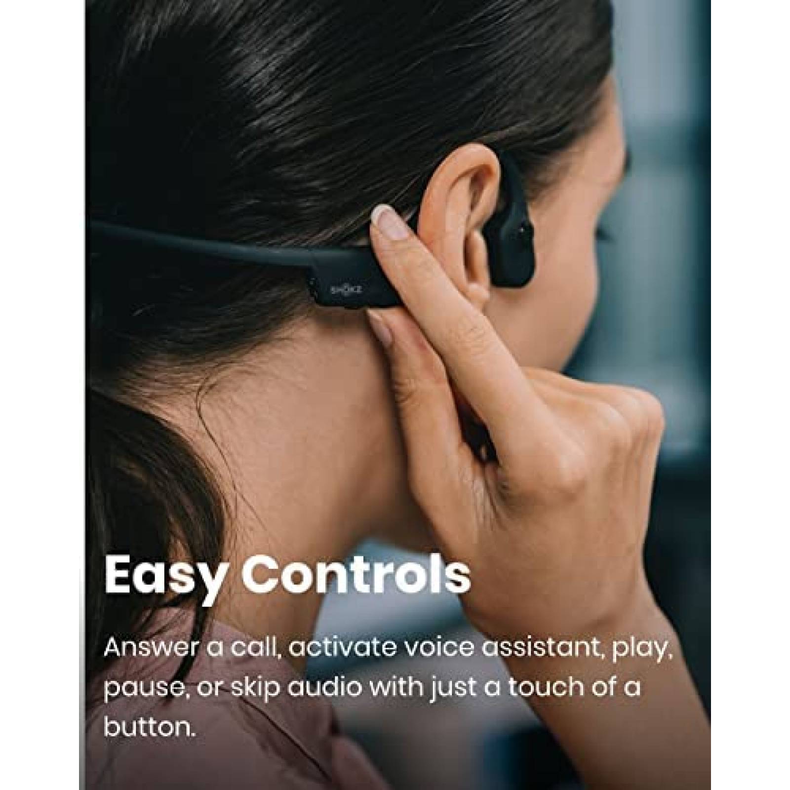 Auriculares Inalambricos AFTERSHOKZ Cancelacion Ruido Negro