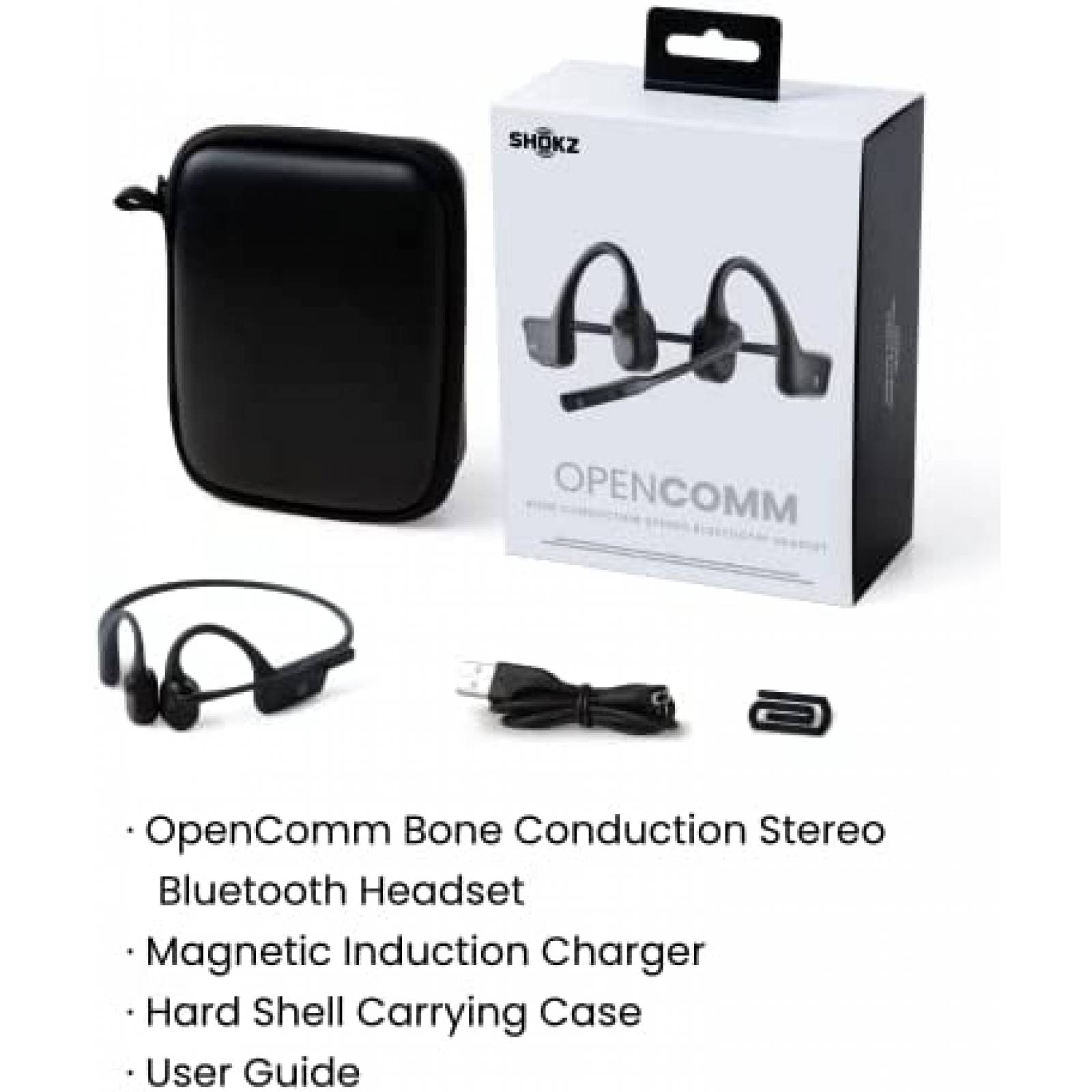 Auriculares Inalambricos AFTERSHOKZ Cancelacion Ruido Negro