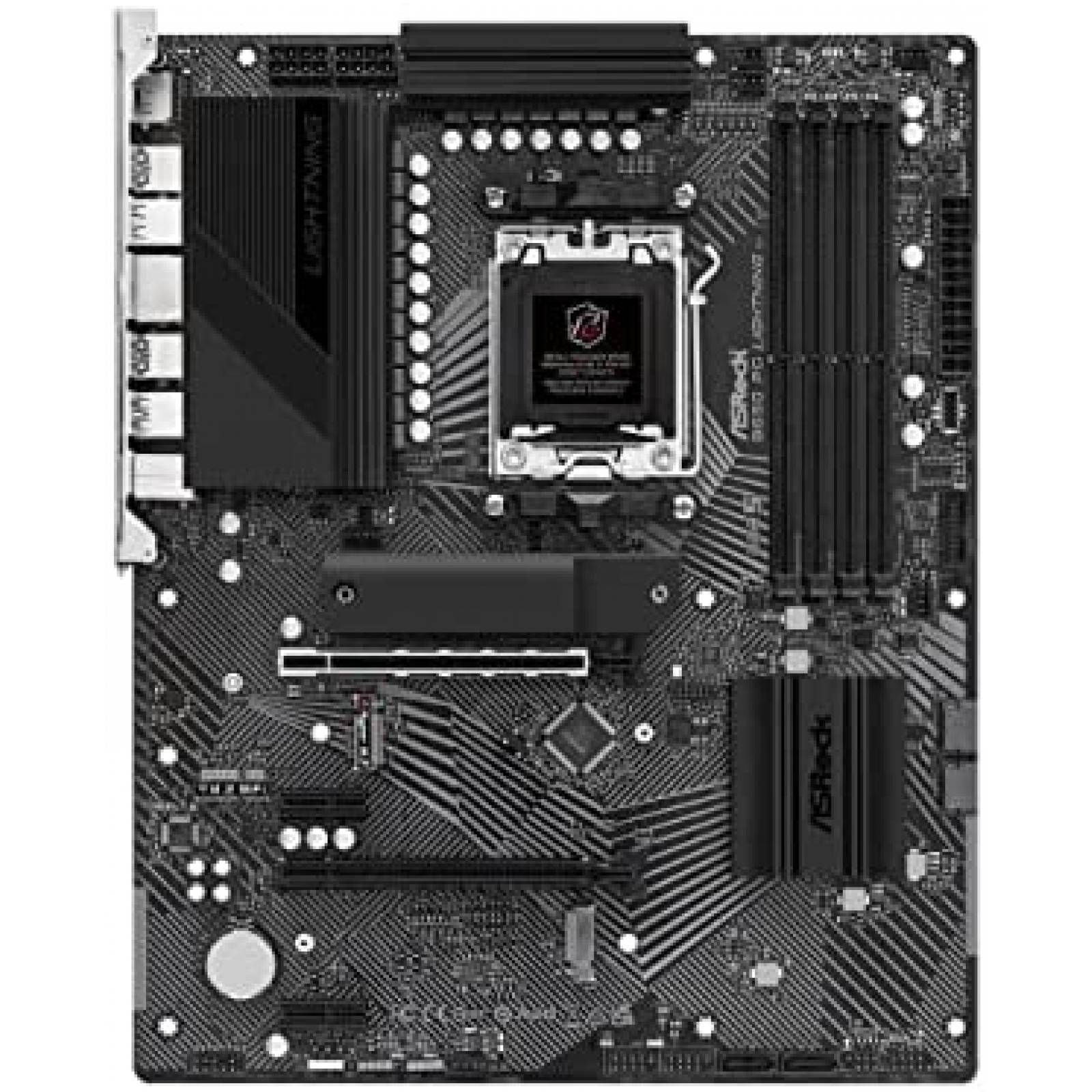 Tarjeta Madre ASRock B650 AMD Ryzen 7000 DDR5 -Negro
