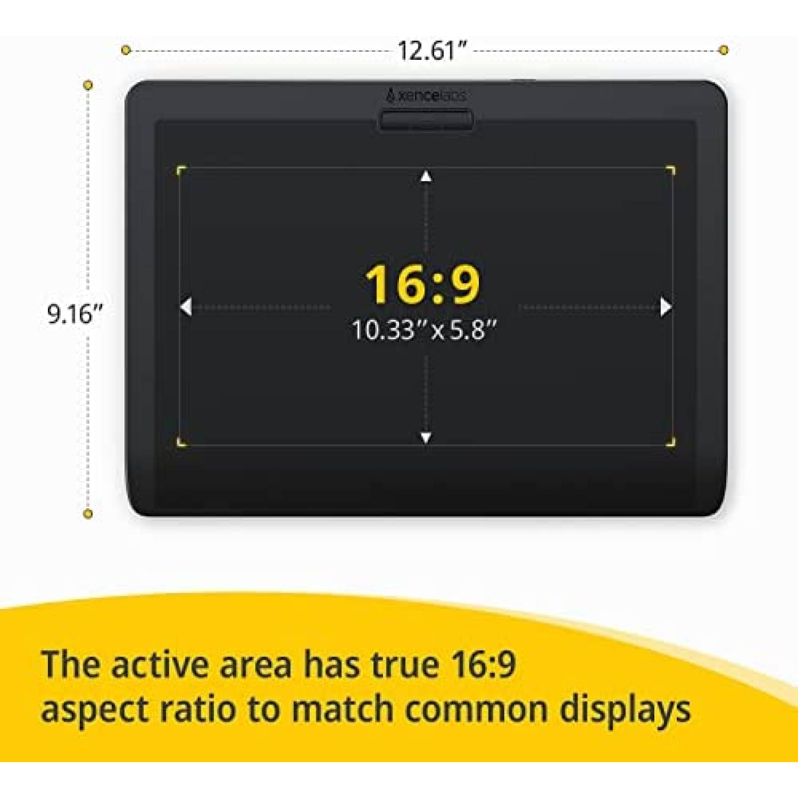 Tableta Digitalizadora XENCELABS de Dibujo con 2 Plumas