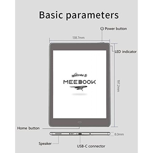 Lector Electronico Meebook P78 Pro 7.8'' 3GB Expandible -N