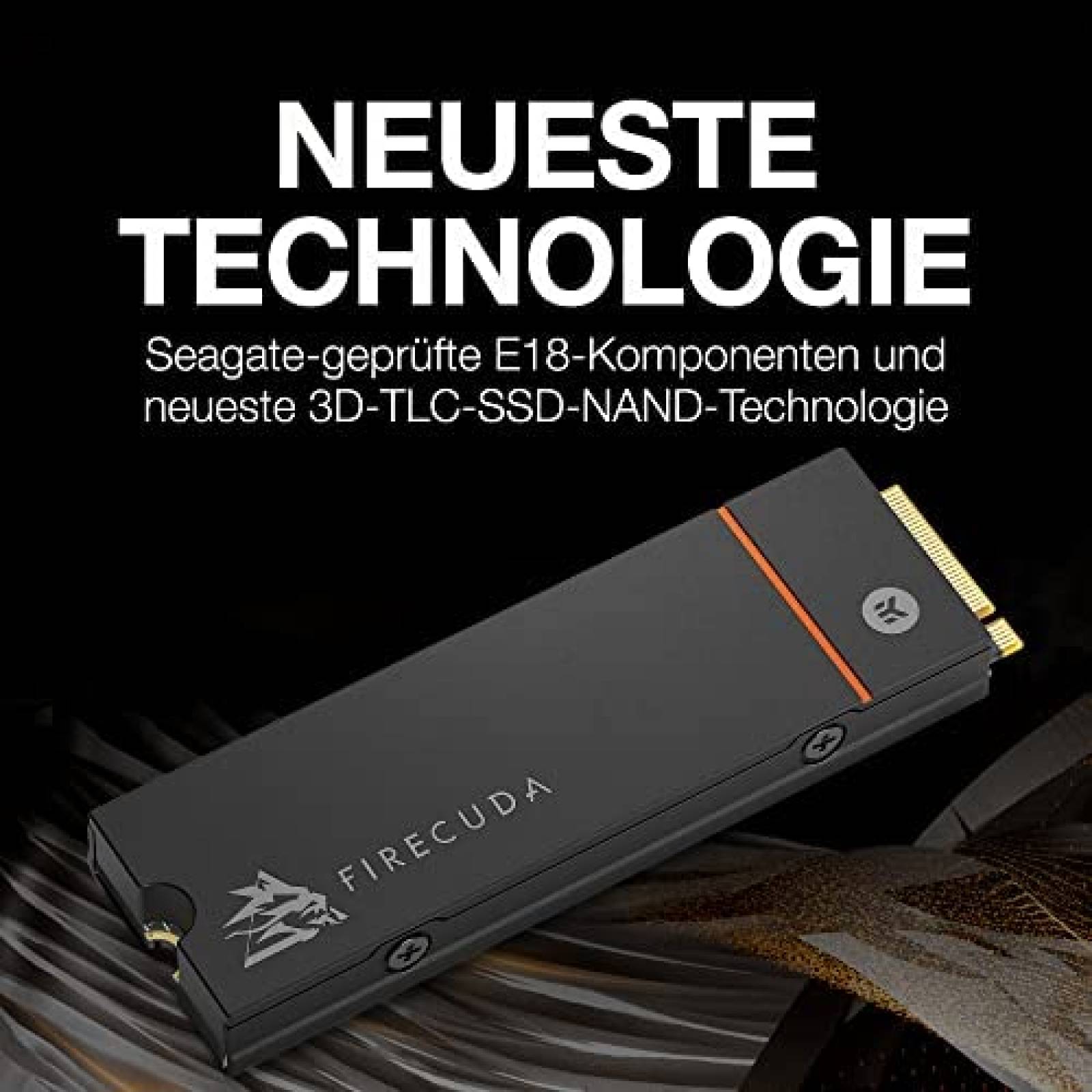 Disco Duro Seagate Capacidad 4TB Disipador Termico -Negro