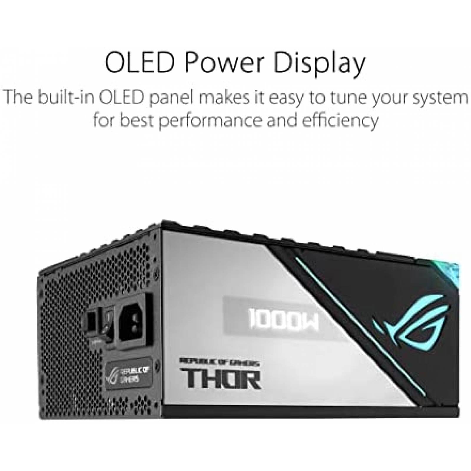 Ventilador de CPU ASUS 1000W OLED 135mm 0dB Mode -Plata