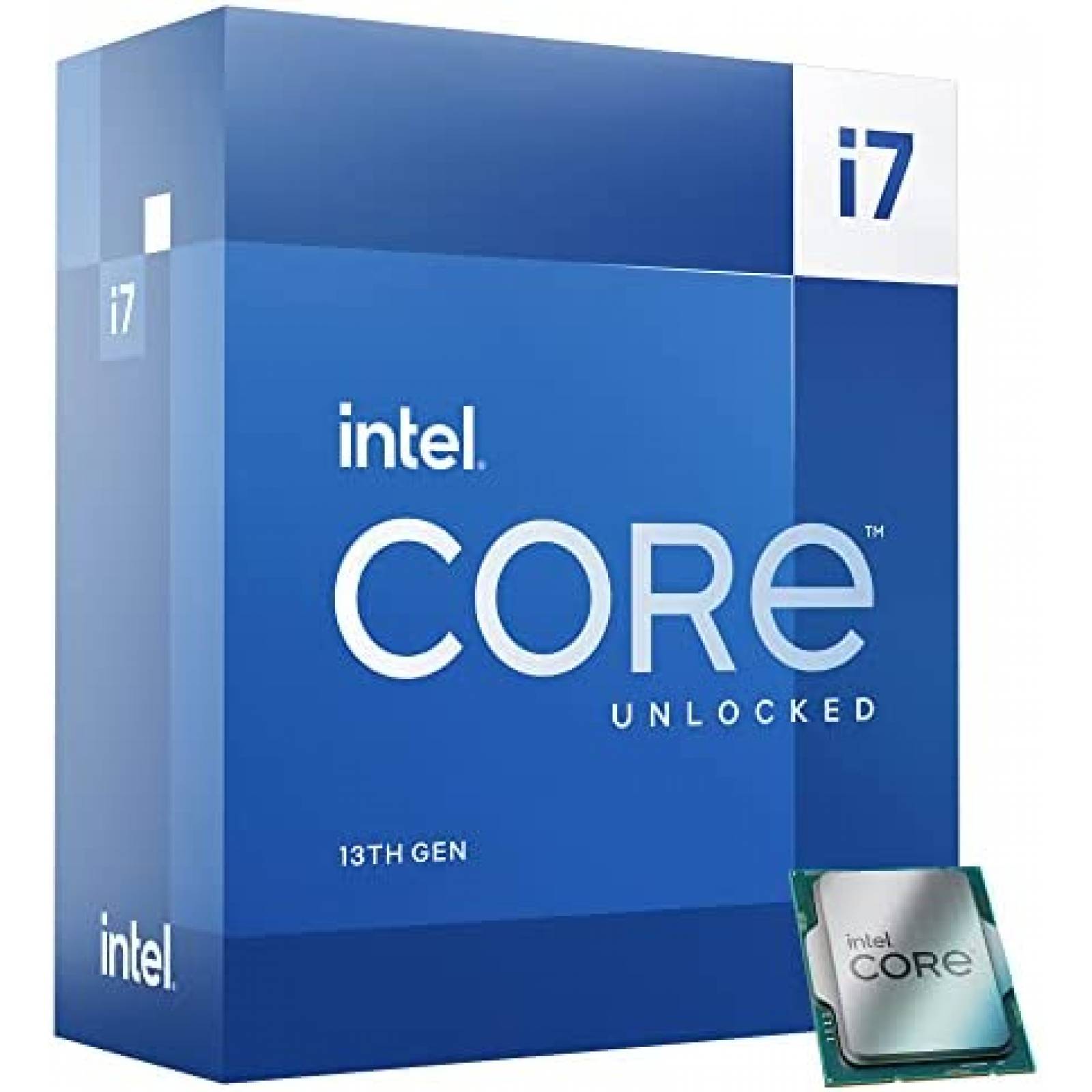 Procesador Intel Core i7-13700K de 16 Nucleos -Azul