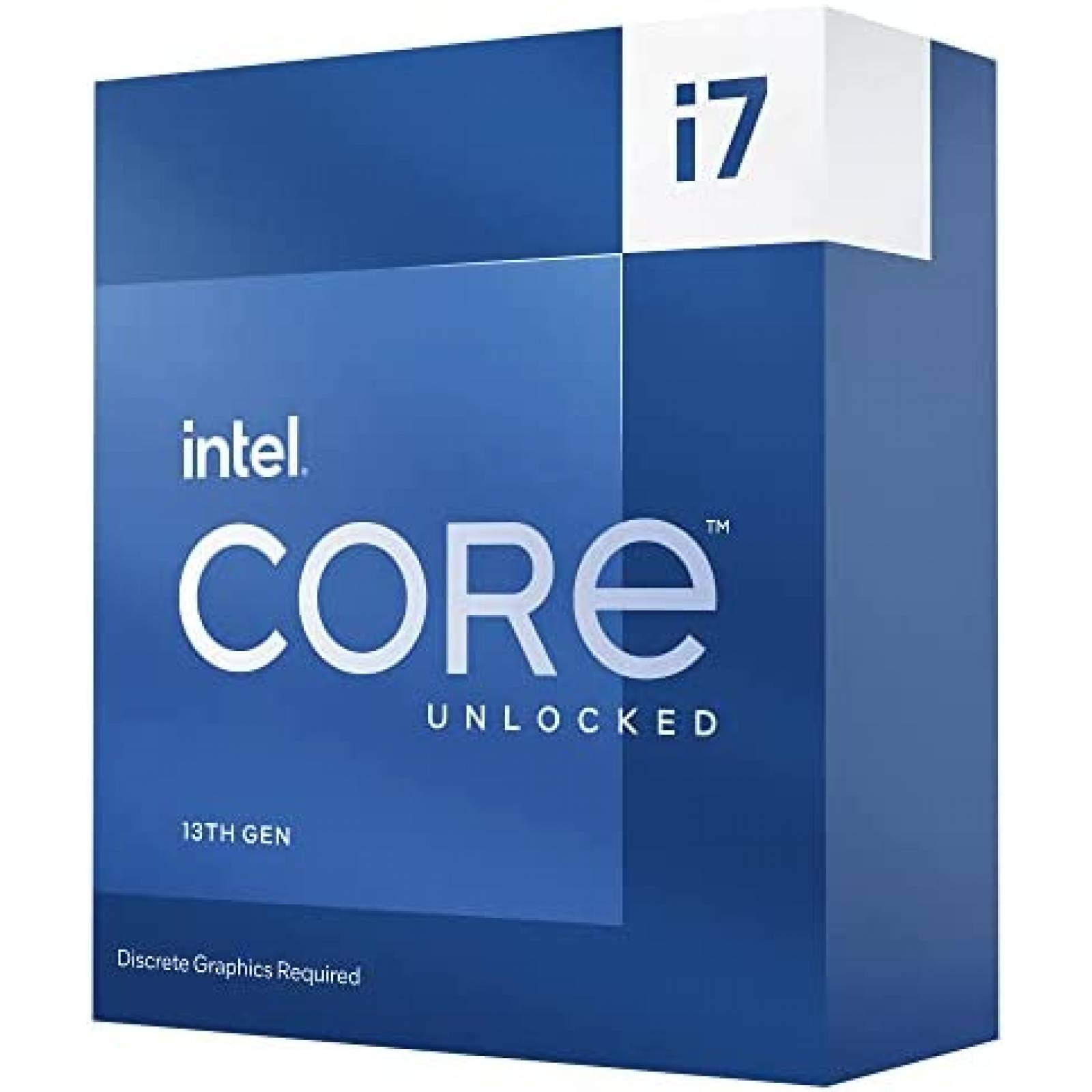 Procesador de CPU Intel Core i7-13700KF Hasta 5,8 GHz -Azul